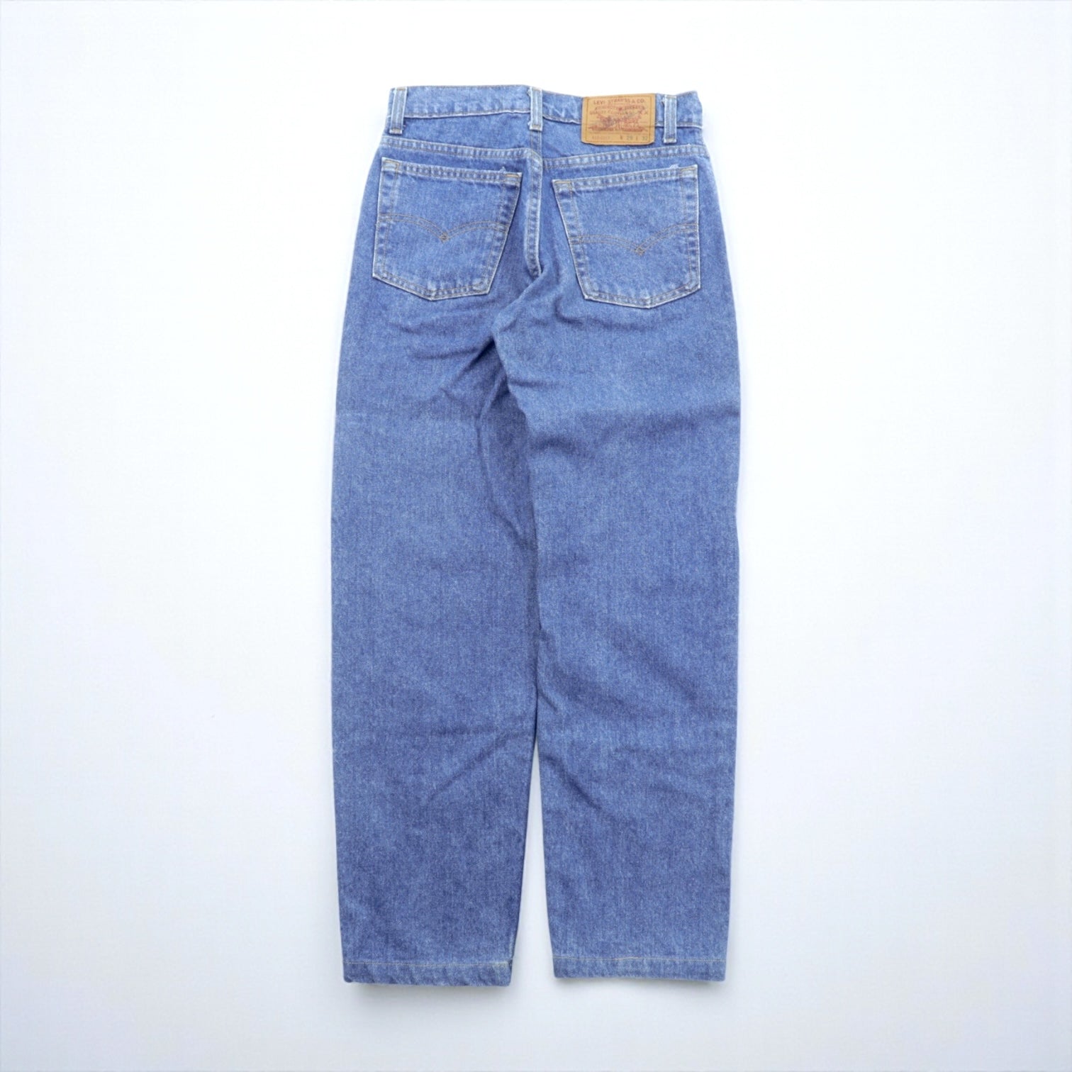 Levi's 90年代 USA製 610 テーパード デニムパンツ ジーンズ S インディゴ 610-0217 ボタン裏525
