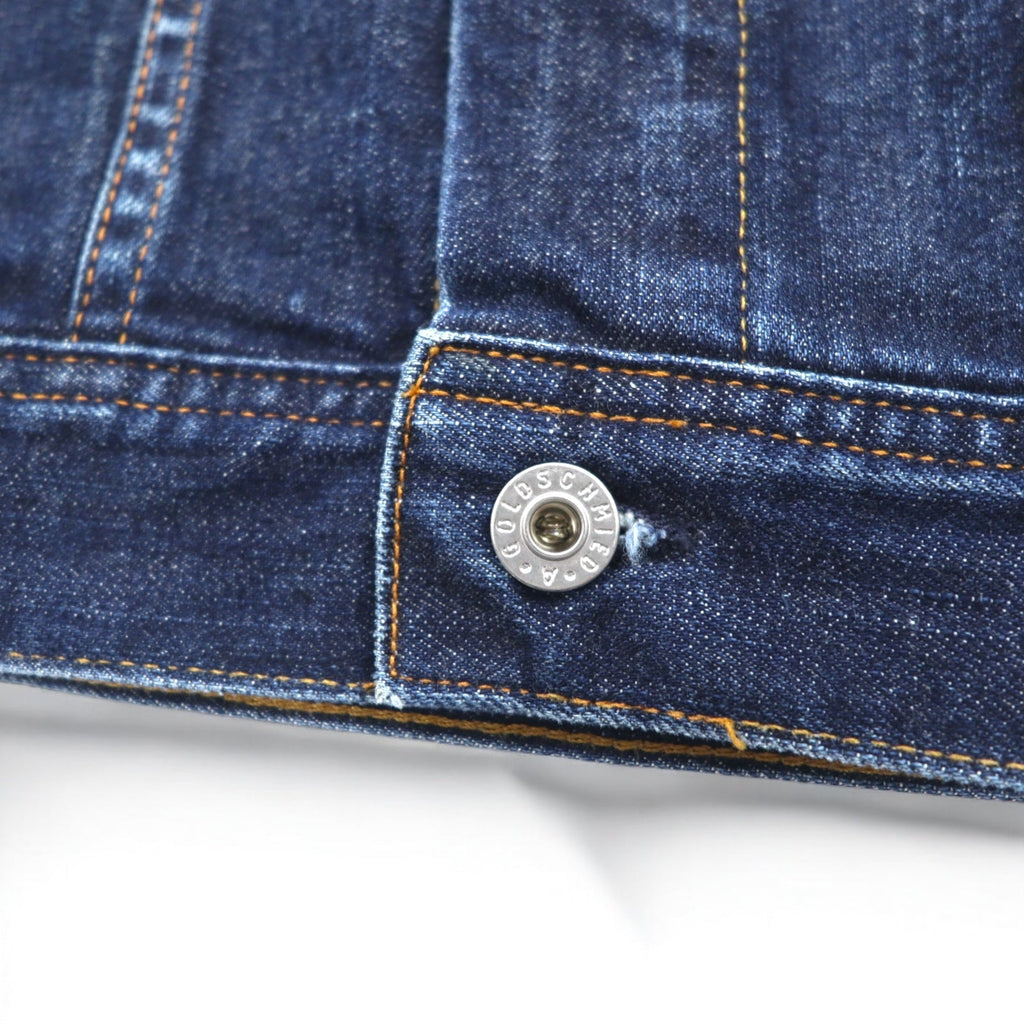 AG ( ADRIANO GOLDSCHMIED ) Giacca di jeans S indaco blu cotone