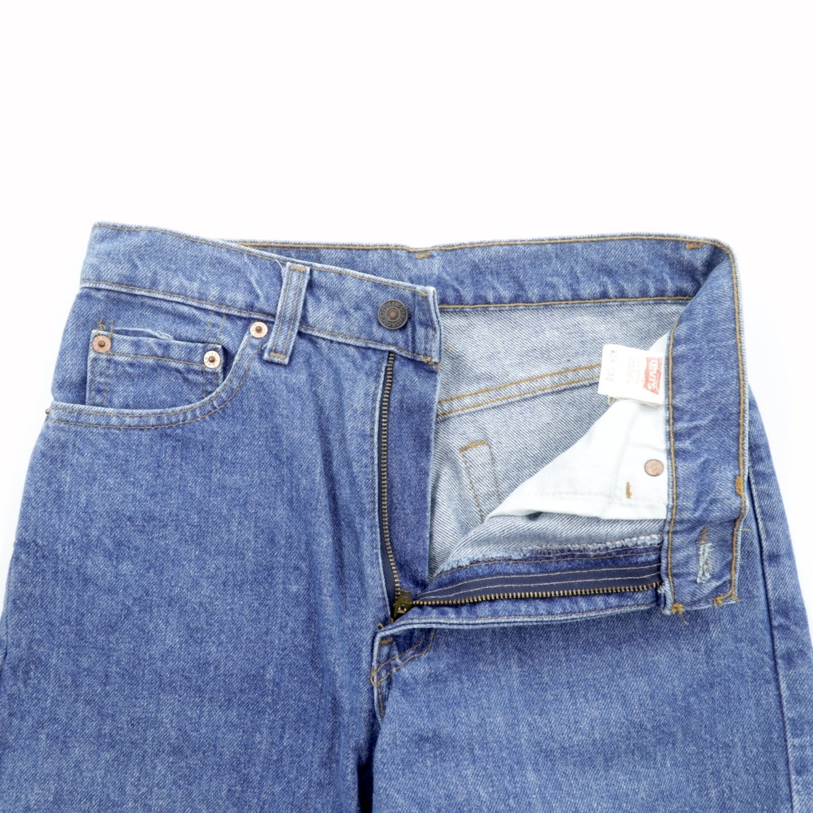 Levi's 90年代 USA製 610 テーパード デニムパンツ ジーンズ S インディゴ 610-0217 ボタン裏525