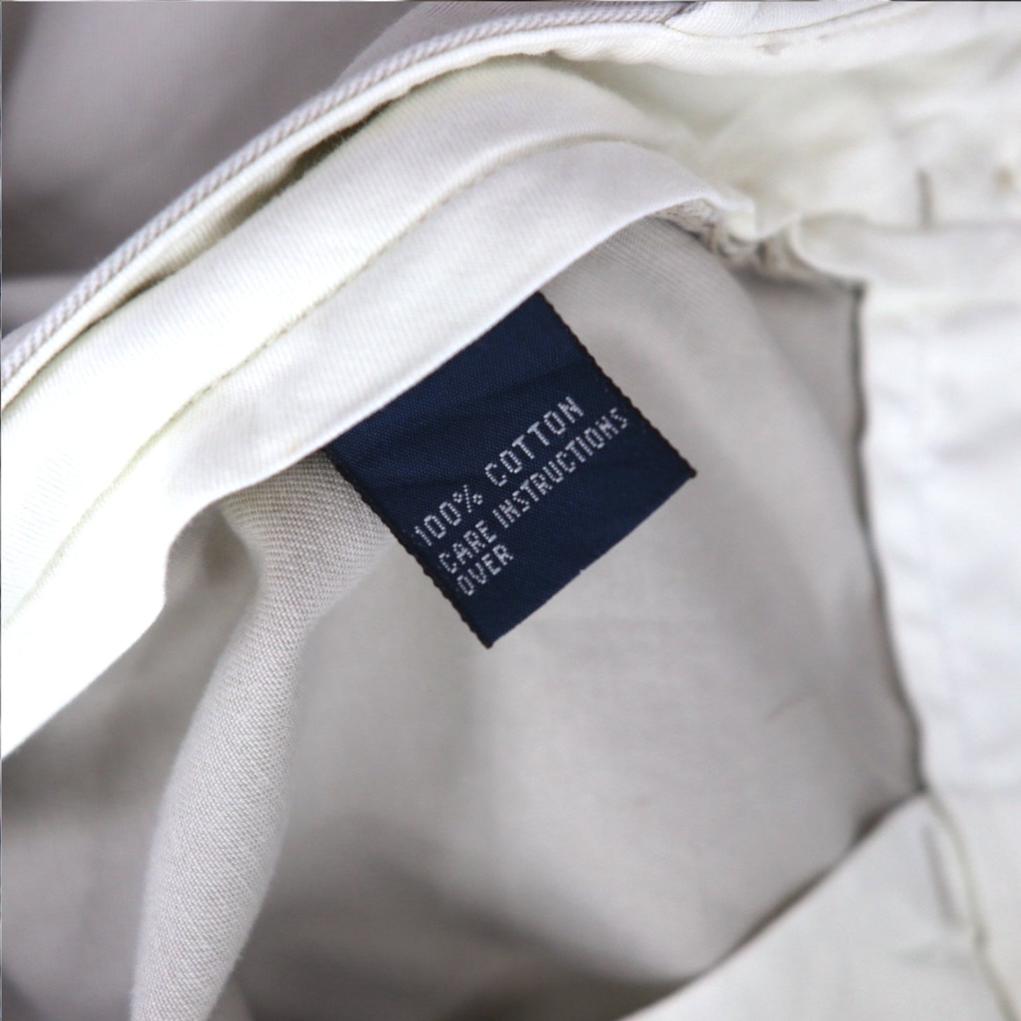 Polo by Ralph Lauren anni '90 Polo Chino pantaloni chino a pieghe larghi L beige ANDREW PANT