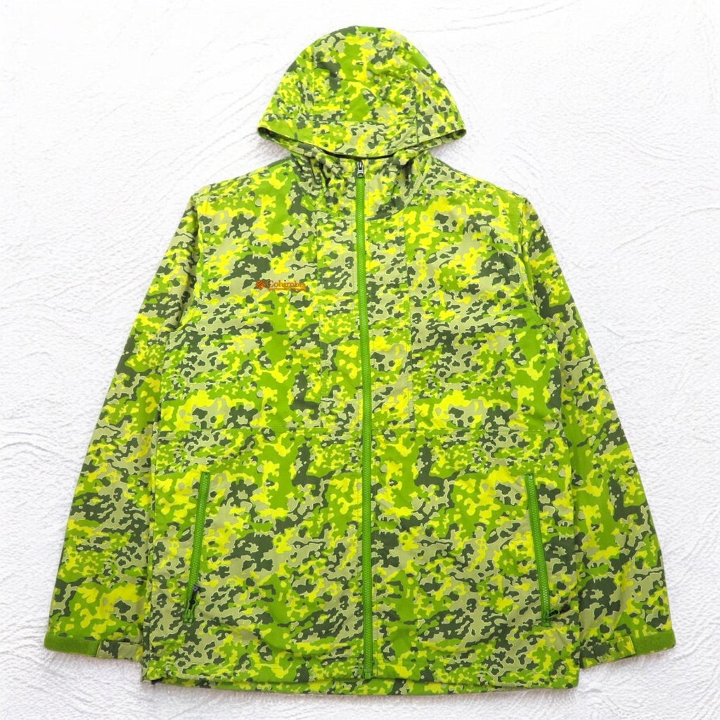 Columbia Hazen Jacket, parka da montagna in nylon, XL, verde mimetico, XCO PM3356