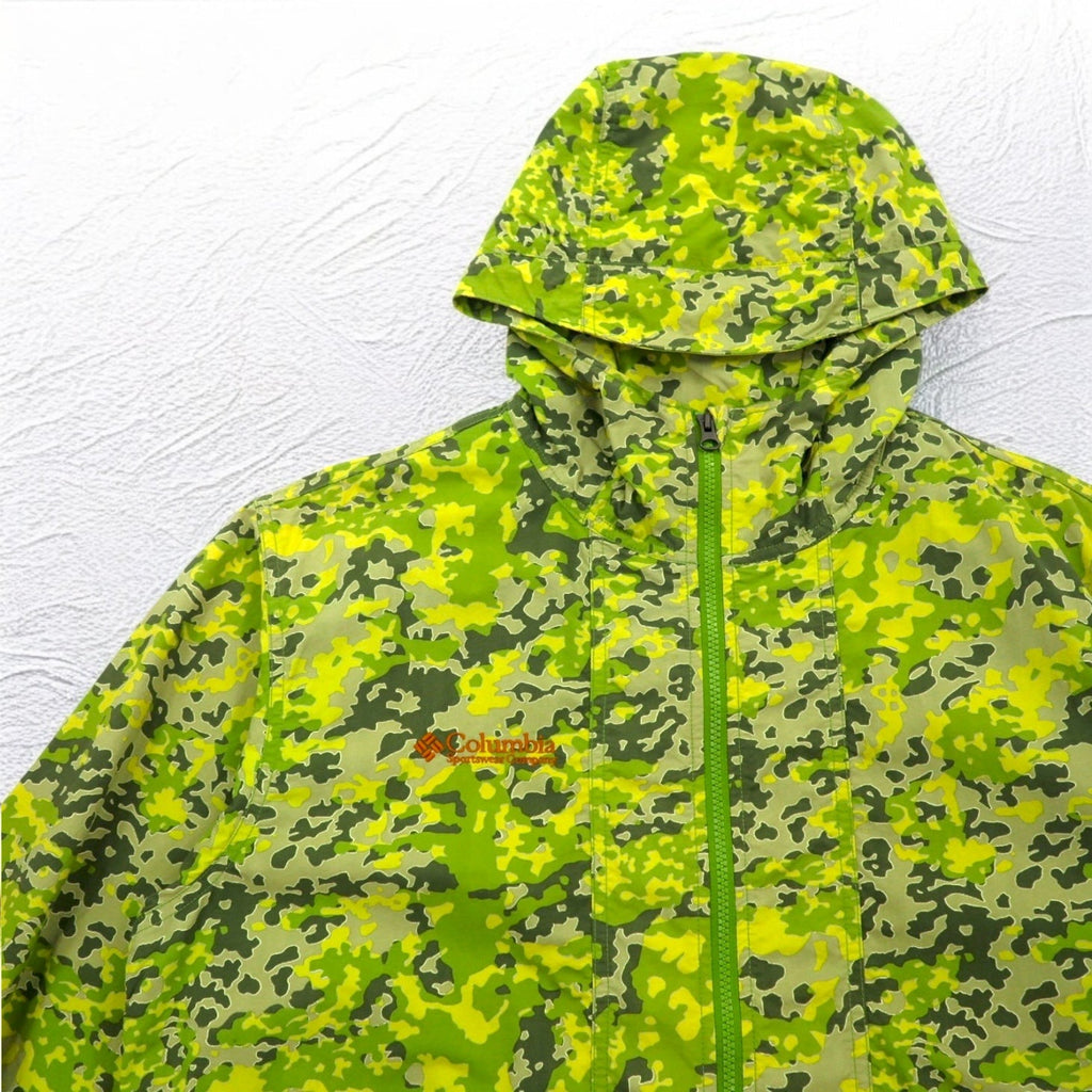 Columbia Hazen Jacket, parka da montagna in nylon, XL, verde mimetico, XCO PM3356