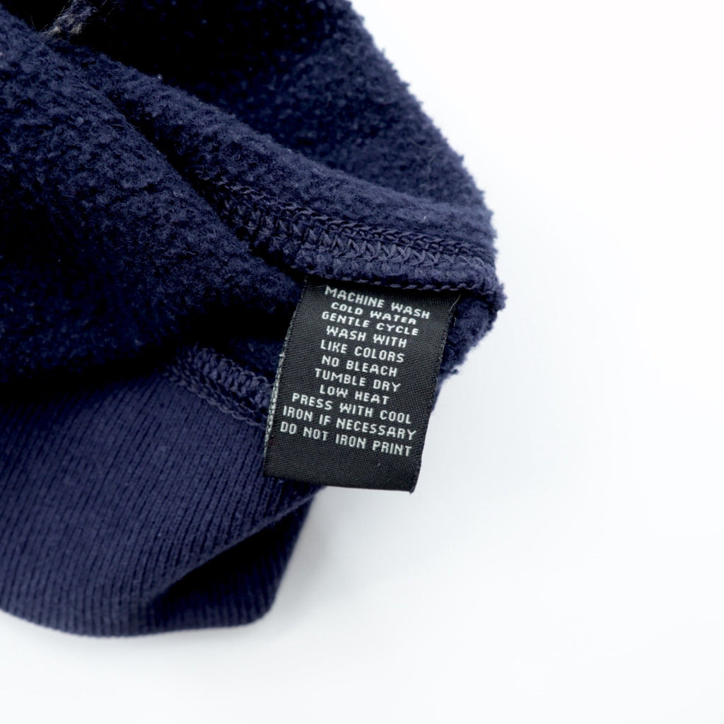 Polo Jeans RALPH LAUREN 90年代 リブライン スウェット トレーナー L ネイビー 裏起毛 星条旗