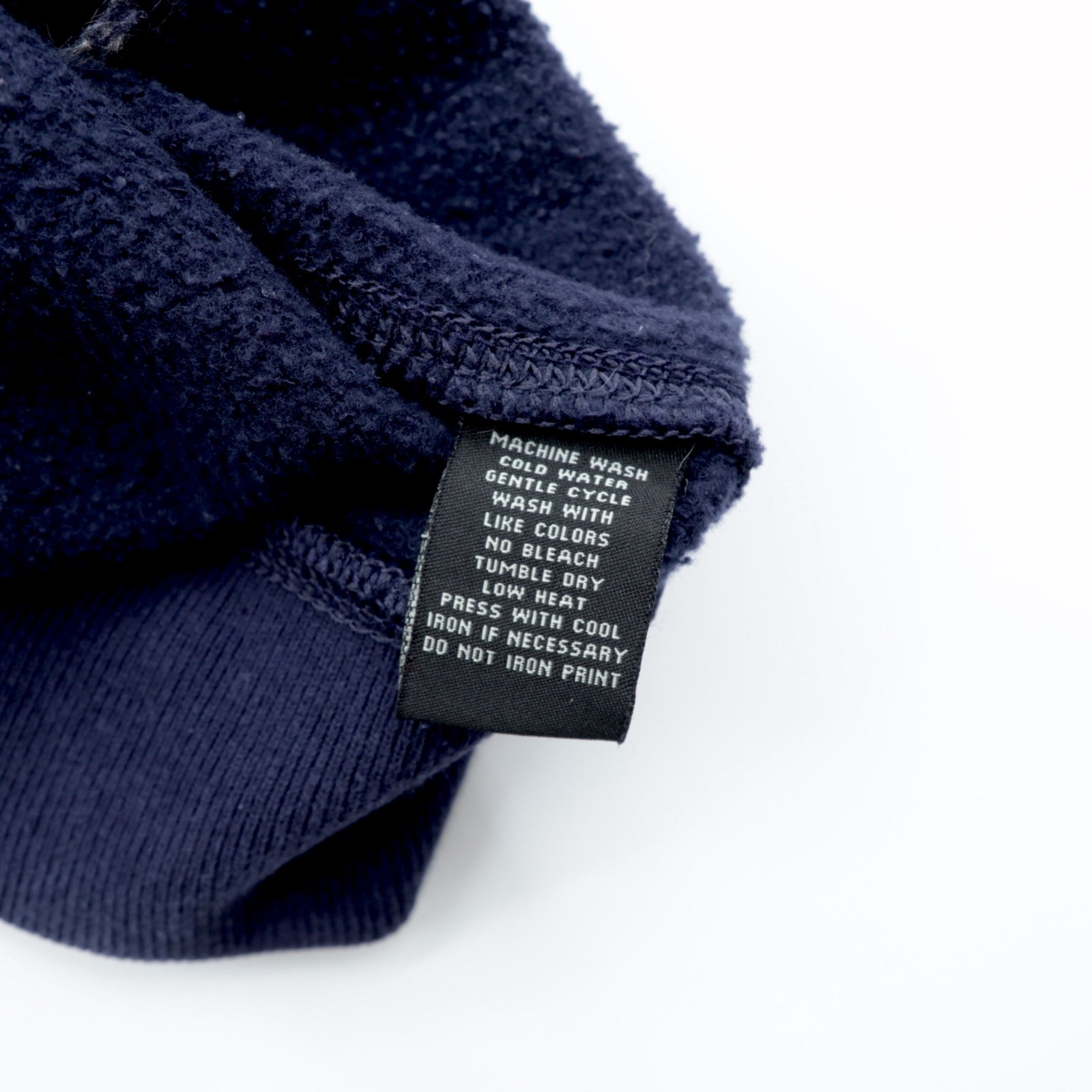 Polo Jeans RALPH LAUREN 90年代 リブライン スウェット トレーナー L ネイビー 裏起毛 星条旗