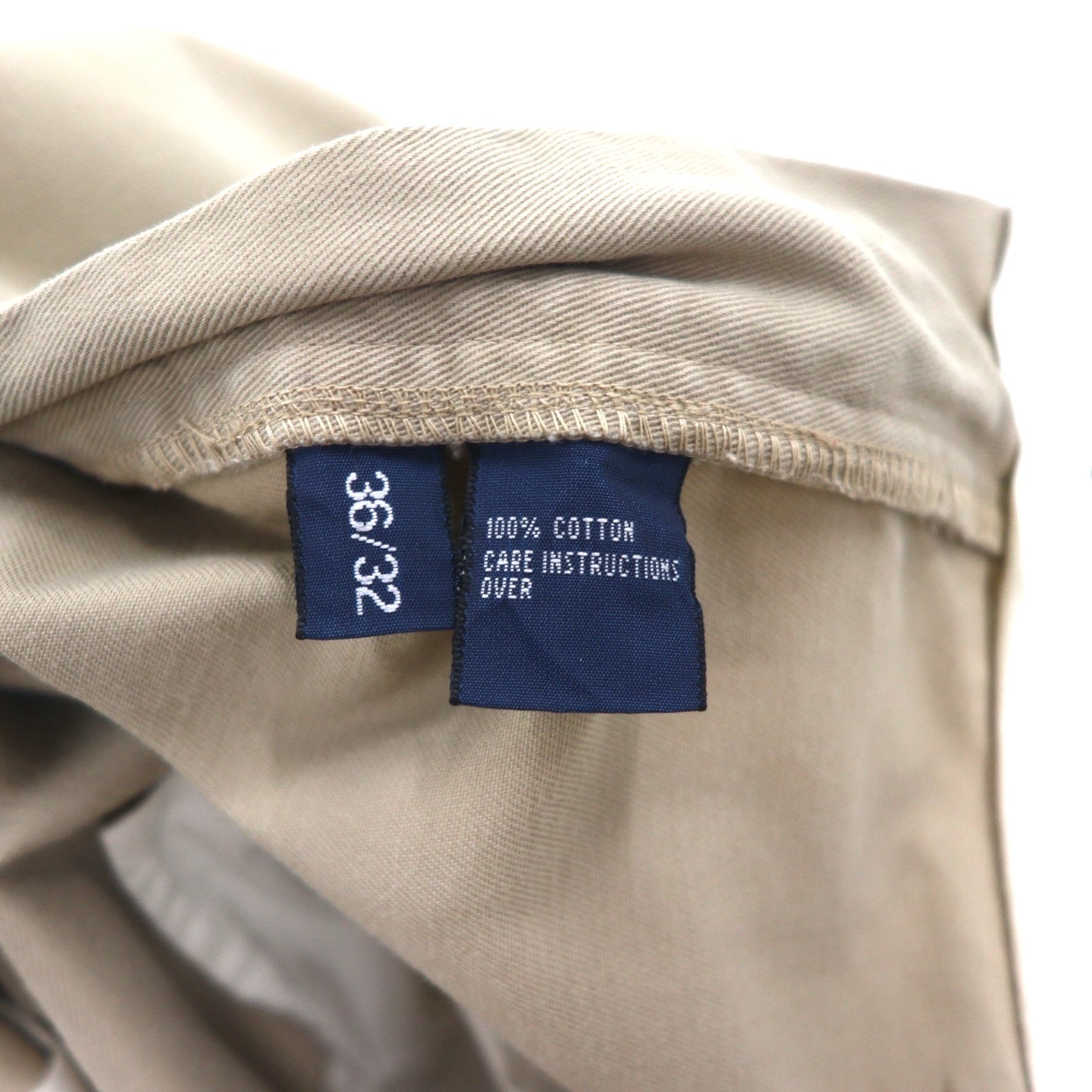 Polo by Ralph Lauren 90年代 ポロチノ クラシック チノパンツ L ベージュ コットン