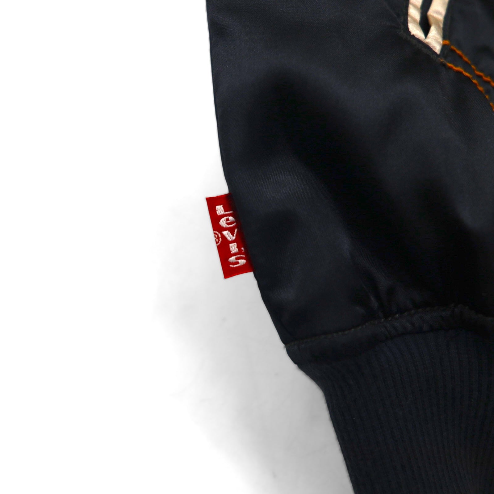 Levi's 00年代 スカジャン スーベニアジャケット M ブラック California 刺繍 70906-34