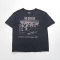 THE BEATLES Beatles Rock Band T-shirt L Grey Cotton PLEASE PLEASE ME Made in Mexico