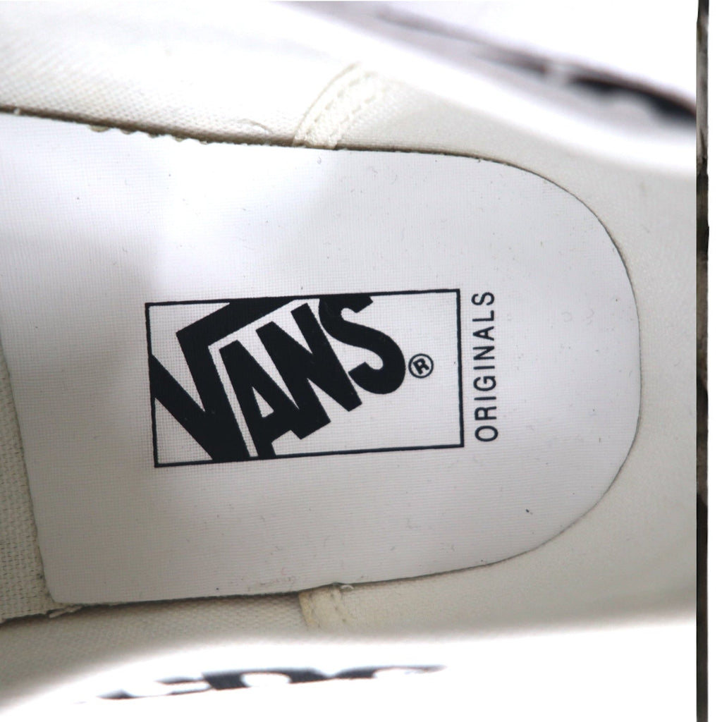 CDG (COMME des GARCONS) × VANS Authentic LX CDG Blanc De Blanc Black Sneakers 27cm White