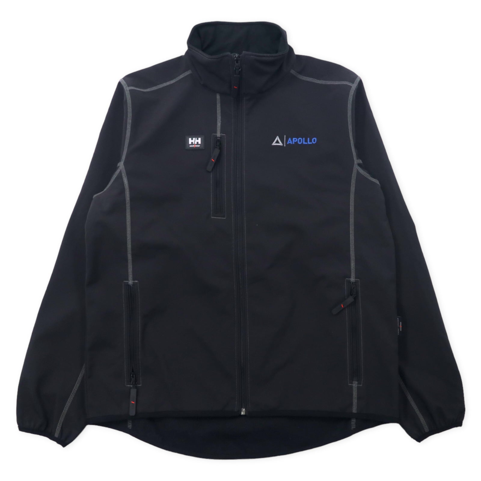 HELLY HANSEN WORKWEAR Giacca softshell foderata in pile, taglia L, colore nero, in poliestere, modello APOLLO