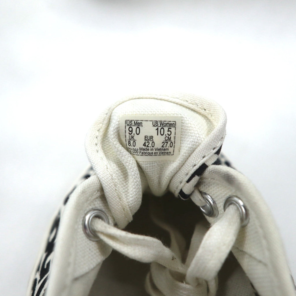 CDG (COMME des GARCONS) × VANS Authentic LX CDG Blanc De Blanc Black Sneakers 27cm White