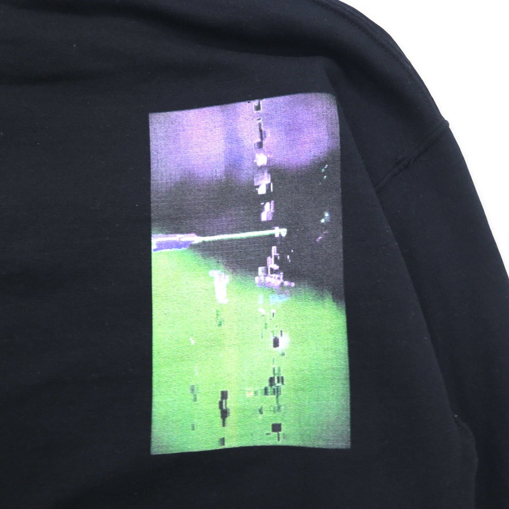 Felpa con cappuccio grafica FLAGSTUFF M nero F-LAGSTUF-F LABO HOODIE 19SS-FS-41
