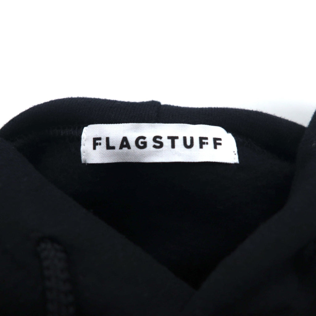 Felpa con cappuccio grafica FLAGSTUFF M nero F-LAGSTUF-F LABO HOODIE 19SS-FS-41