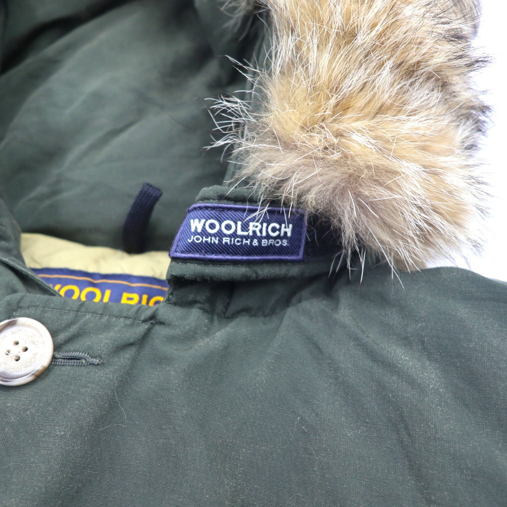 WOOLRICH アークティックパーカ ARCTIC PARKA ダウンジャケット L カーキ ポリエステル ダブルジップ