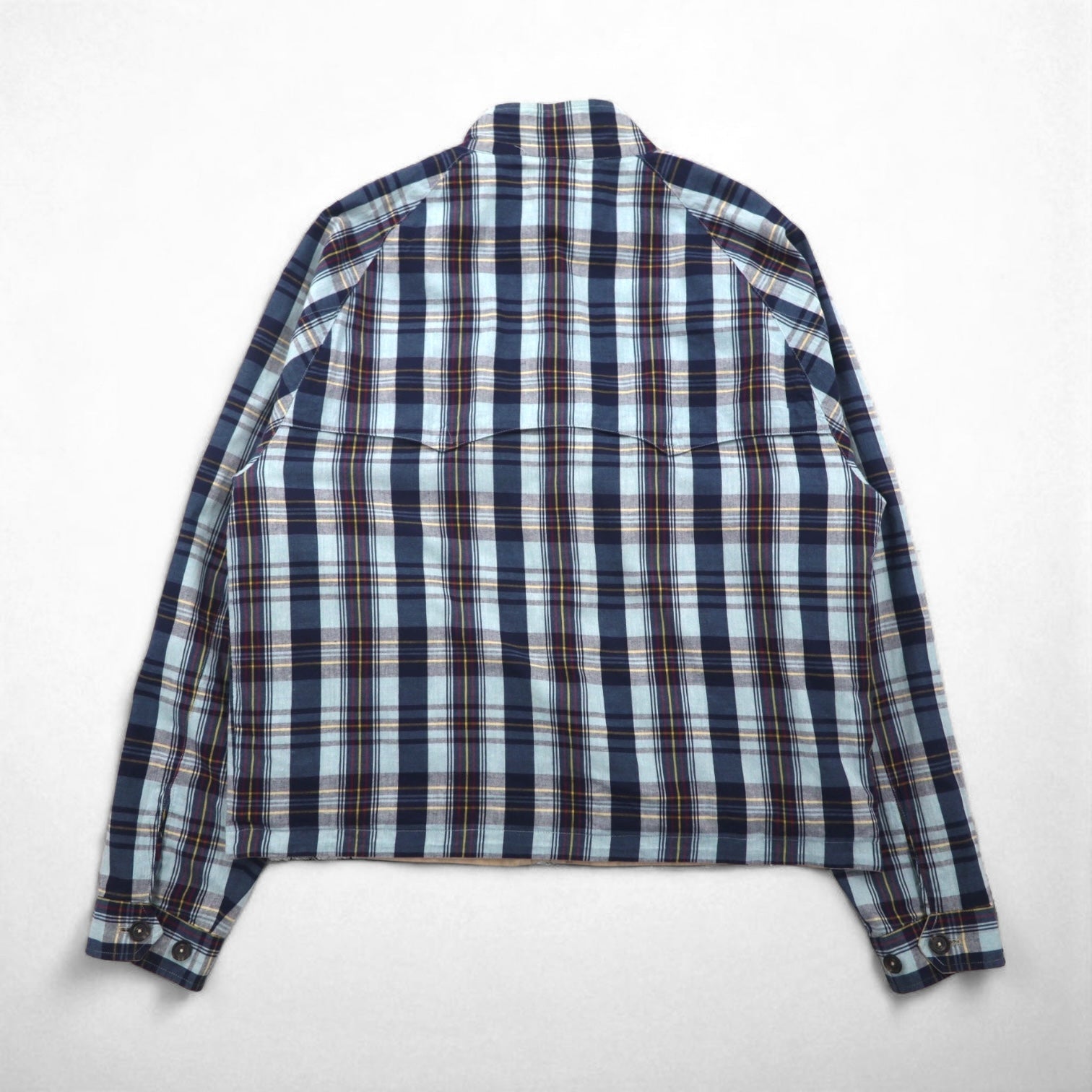 Polo Ralph Lauren 90年代 リバーシブル スウィングトップ ハリントンジャケット XL チェック スモールポニー刺繡