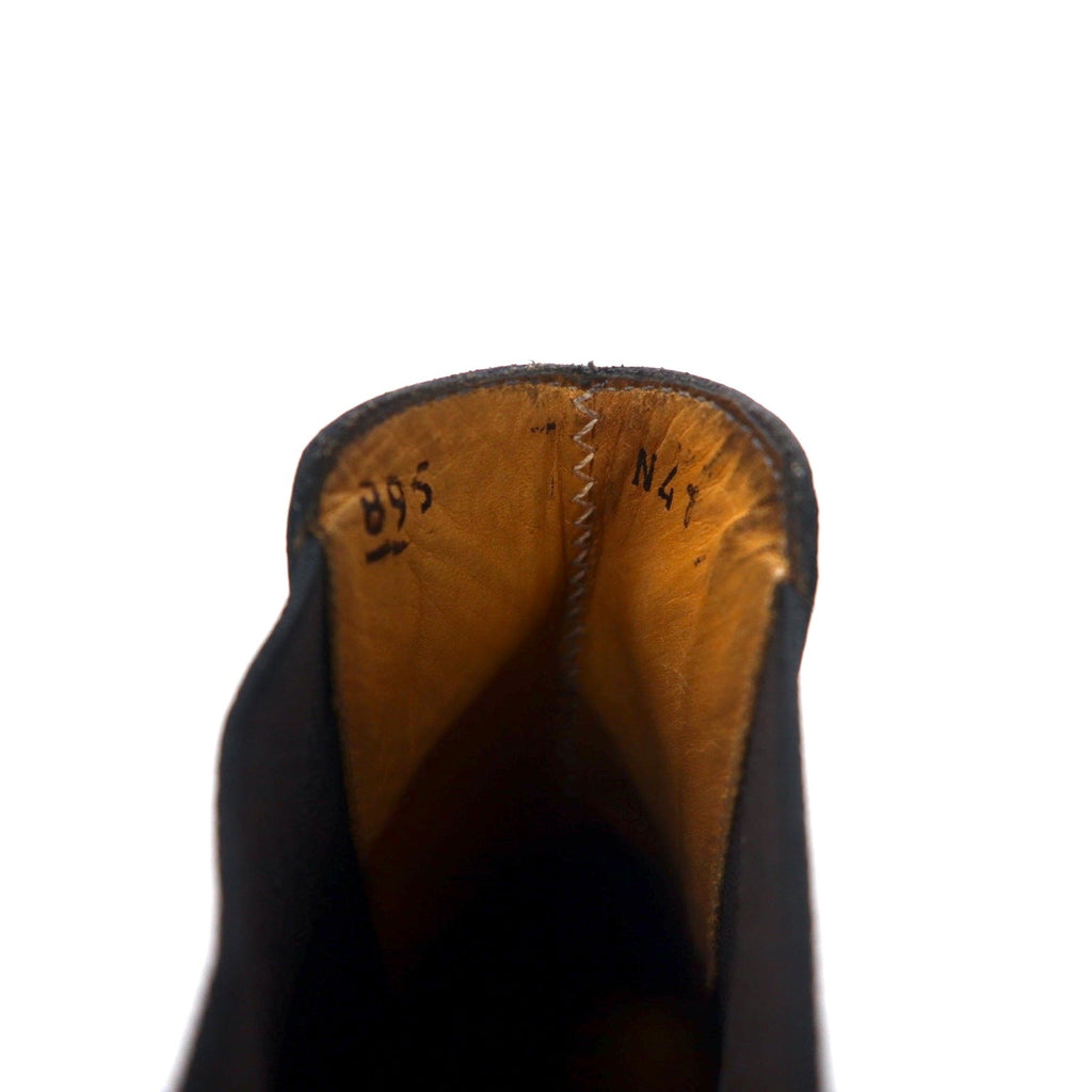 Titlo Classic (Isetan) Stivaletti Chelsea con elastico laterale, 25.5 cm, pelle nera, lavorazione Blake