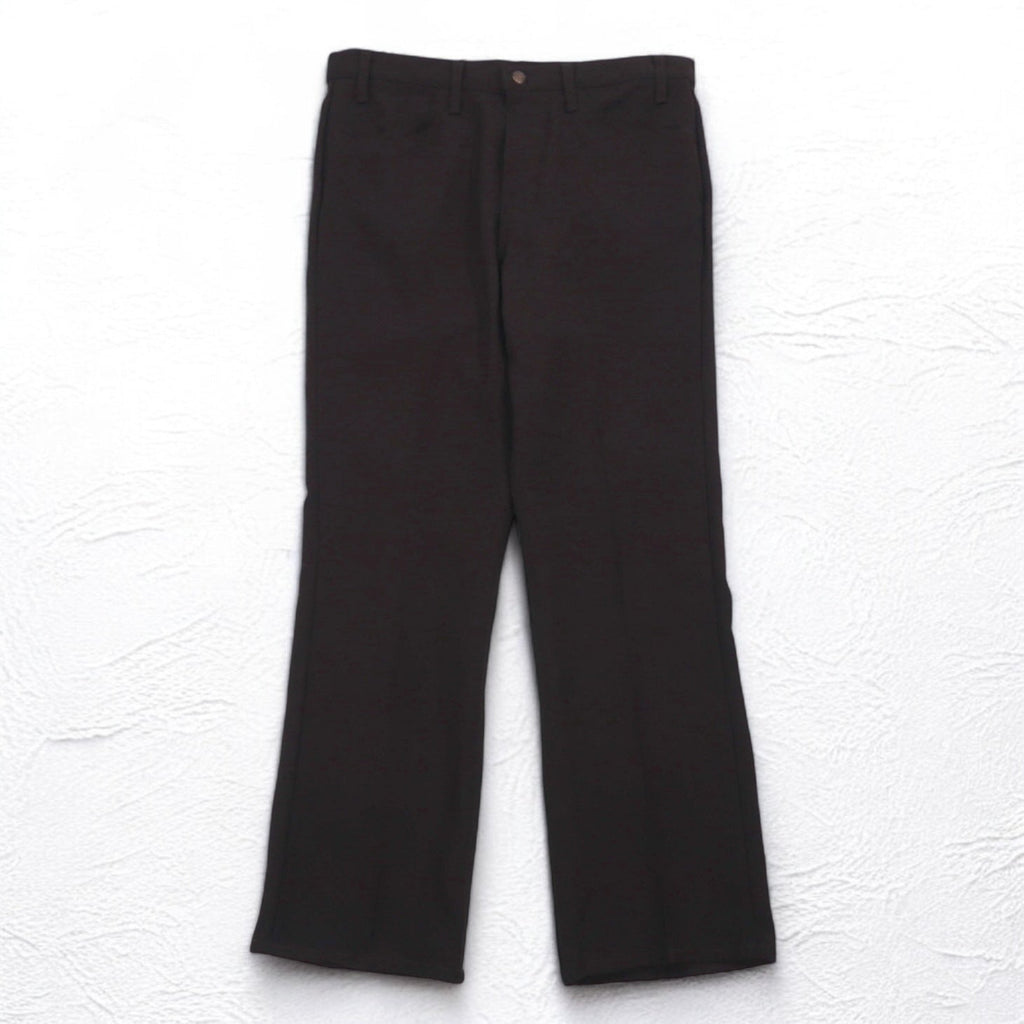 Levi's 80年代 USA製 ブーツカット スラックスパンツ L ブラウン SCOVILLジップ 黒タブ 10517 4528