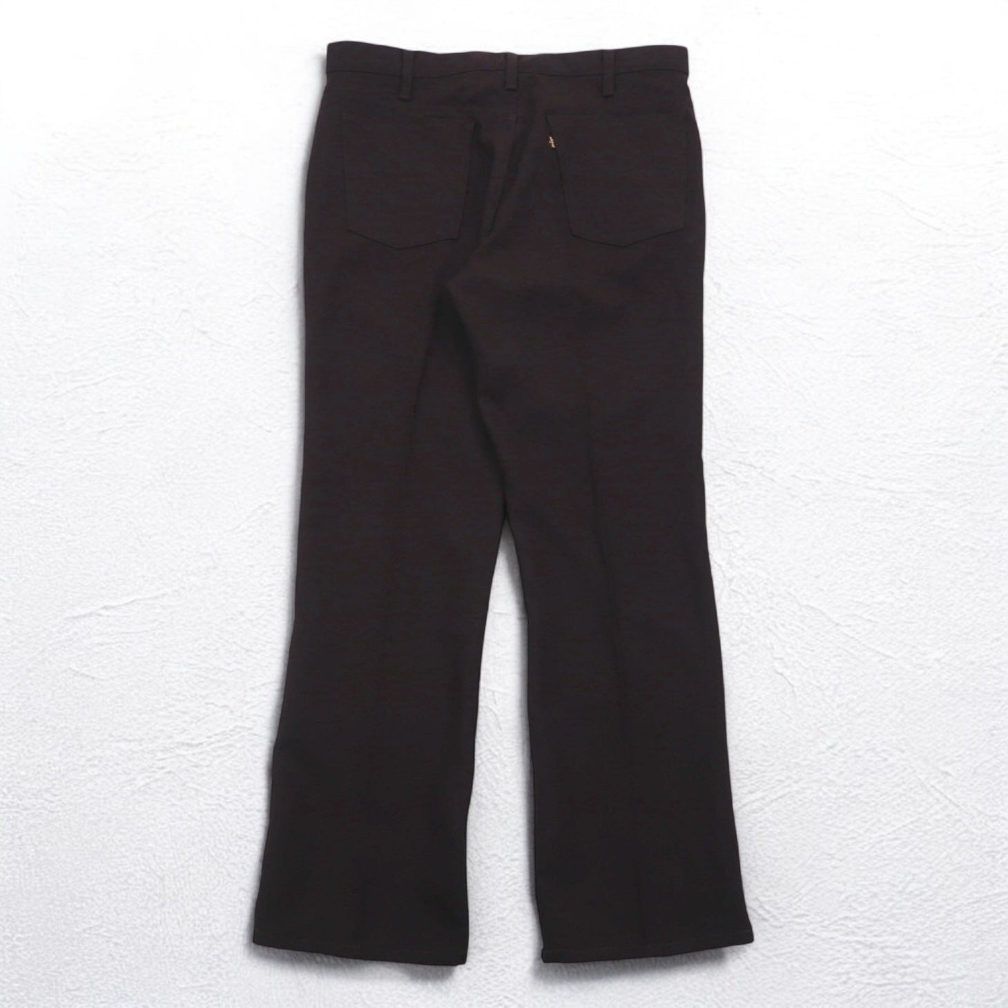Levi's 80年代 USA製 ブーツカット スラックスパンツ L ブラウン SCOVILLジップ 黒タブ 10517 4528
