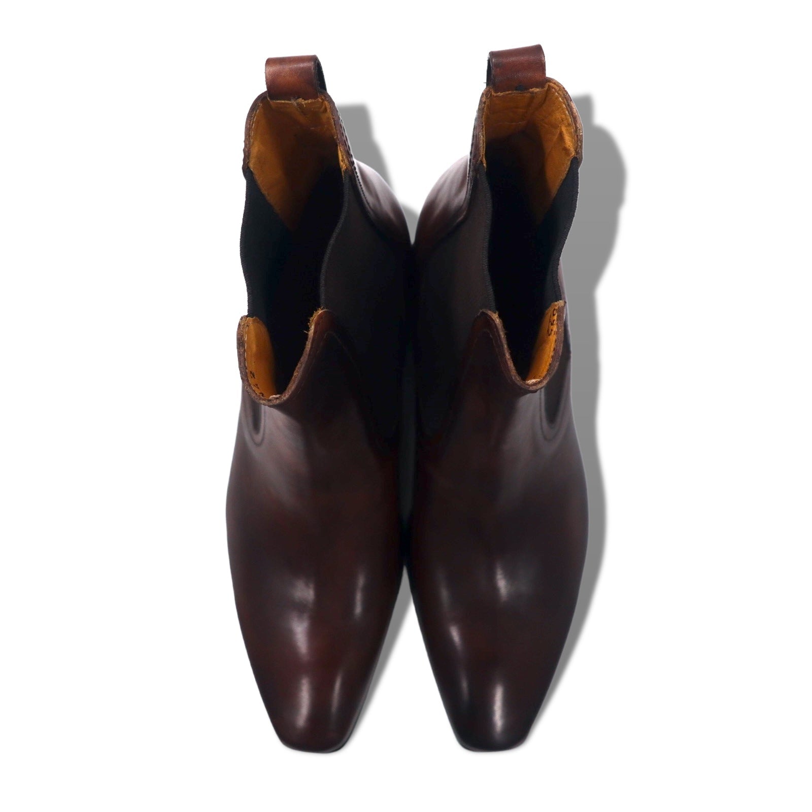 Titlo Classic (Isetan) Stivaletti Chelsea con elastico laterale di fabbricazione italiana 26.5cm Marrone Pelle Lavorazione Blake