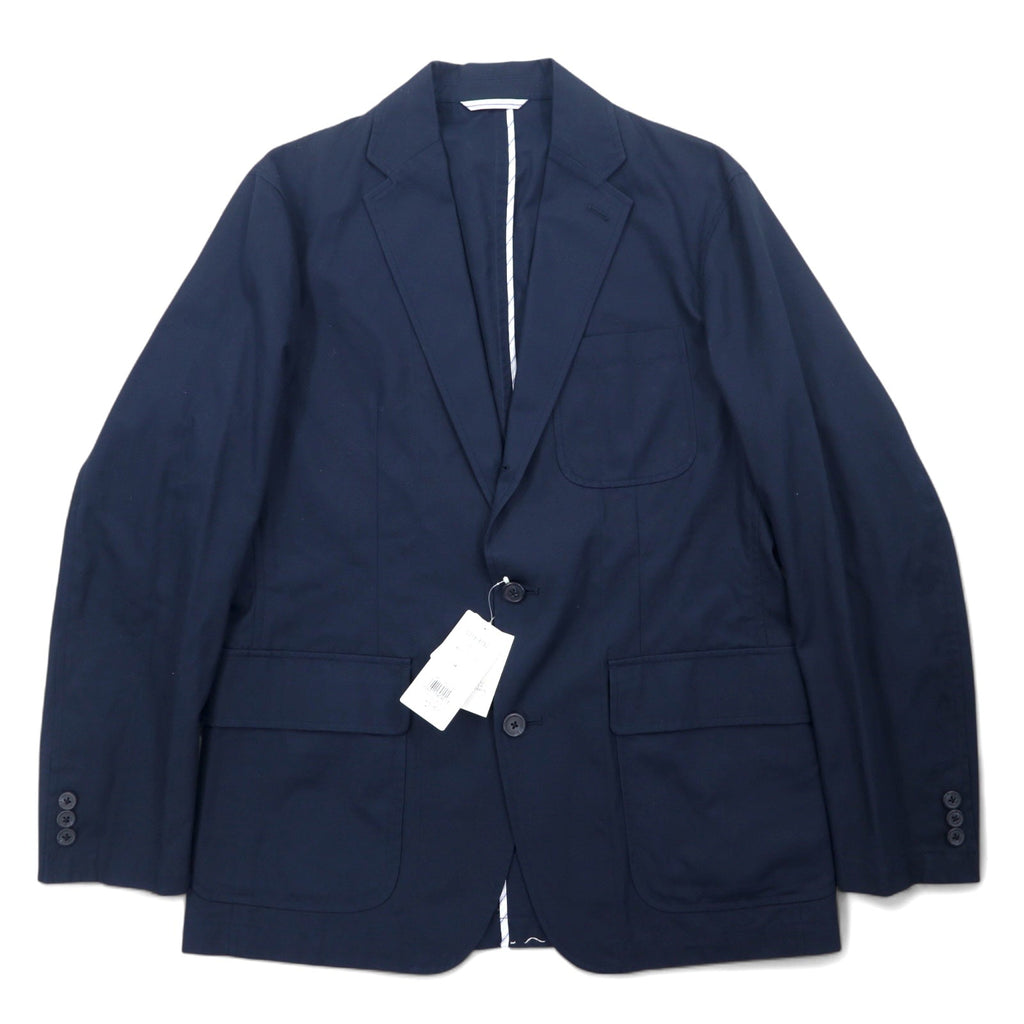 CHAPS 3B Giacca Sartoriale L Blu Navy Cotone Nuovo con Cartellino