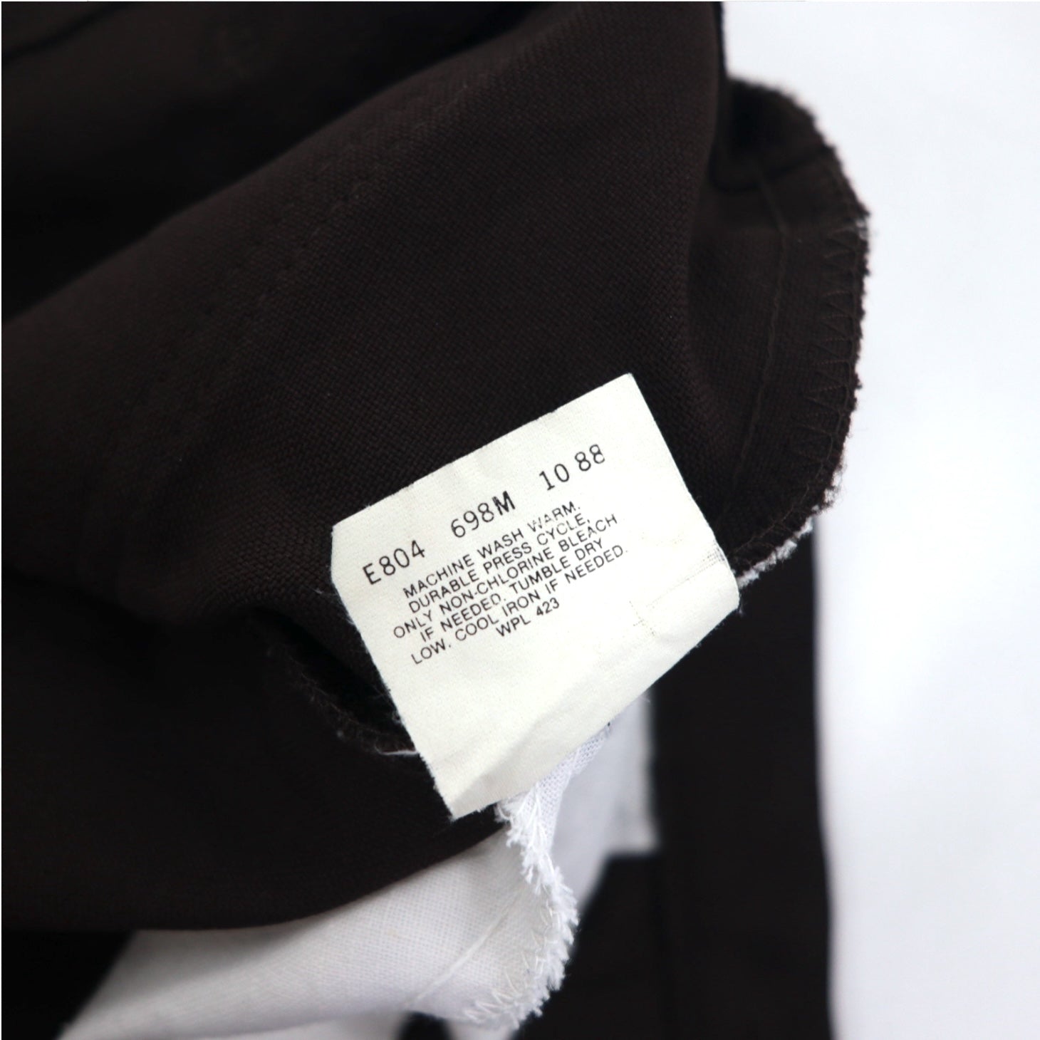 Levi's 80年代 USA製 ブーツカット スラックスパンツ L ブラウン SCOVILLジップ 黒タブ 10517 4528