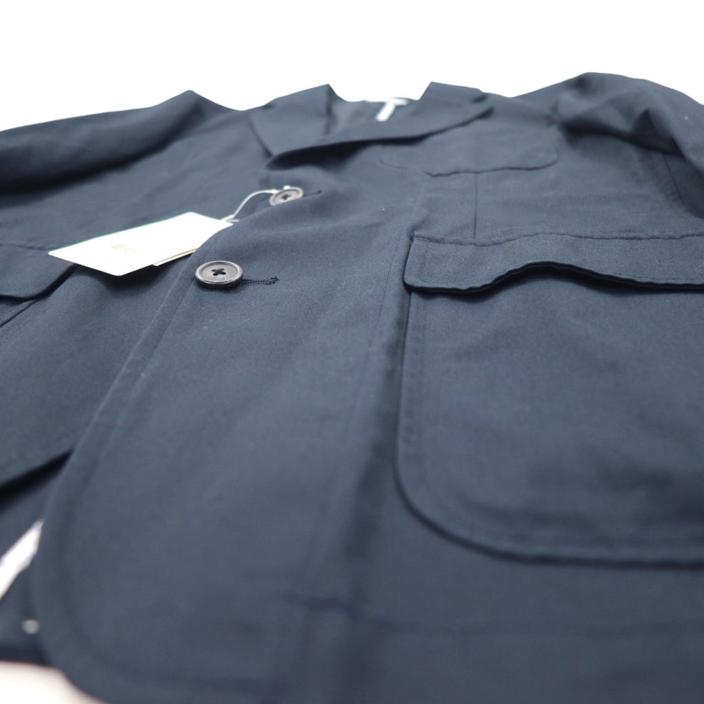 CHAPS 3B Giacca Sartoriale L Blu Navy Cotone Nuovo con Cartellino