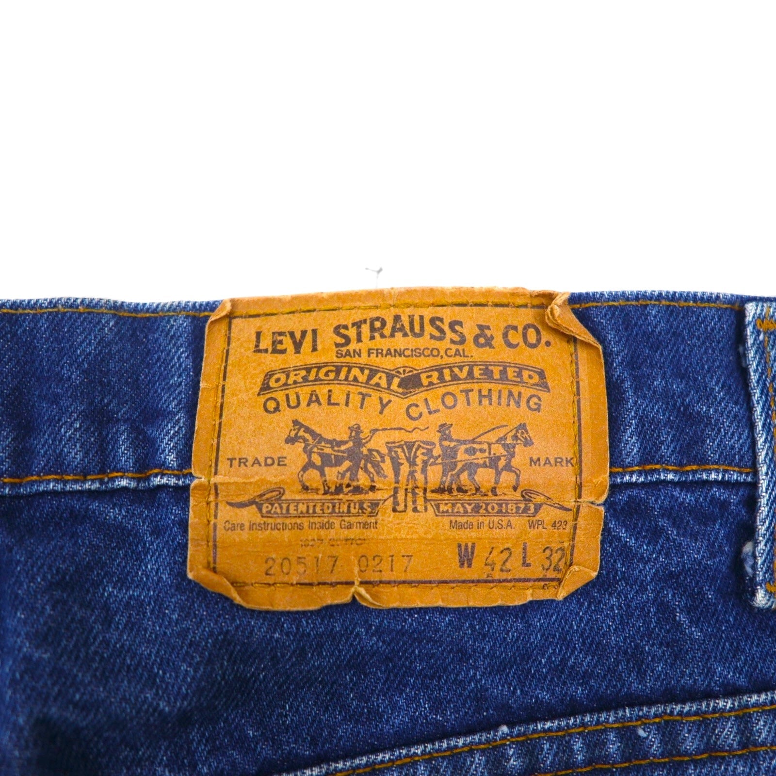 Levi's 80年代 USA製 オレンジタブ デニムパンツ ジーンズ XL インディゴ ビッグサイズ 20517-0217
