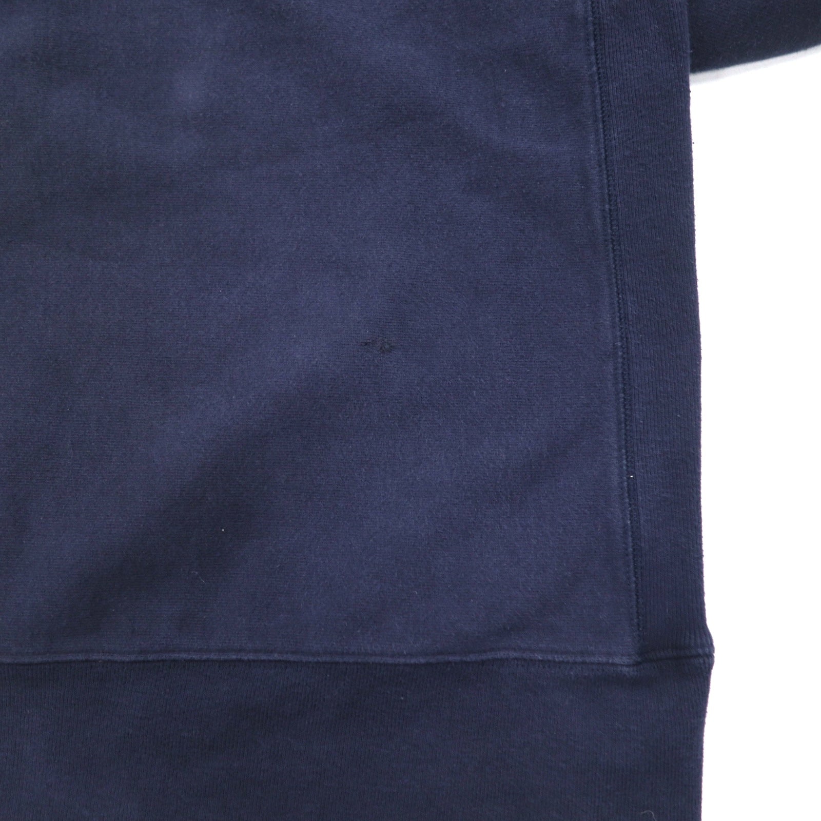 Champion Reverse Weave, felpa stampata con logo script, 3XL, blu navy, replica etichetta blu singola, Made in El Salvador.
