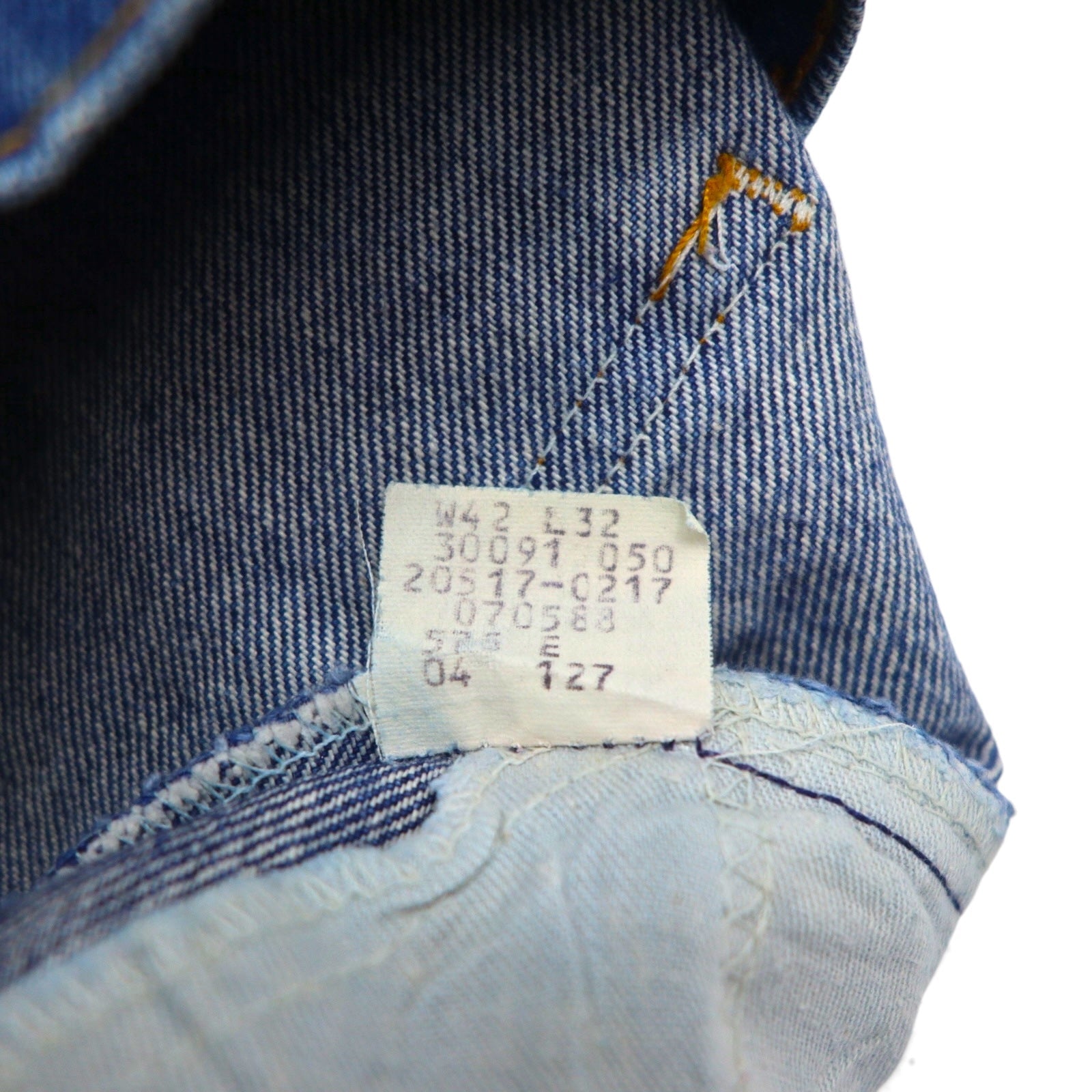 Levi's 80年代 USA製 オレンジタブ デニムパンツ ジーンズ XL インディゴ ビッグサイズ 20517-0217
