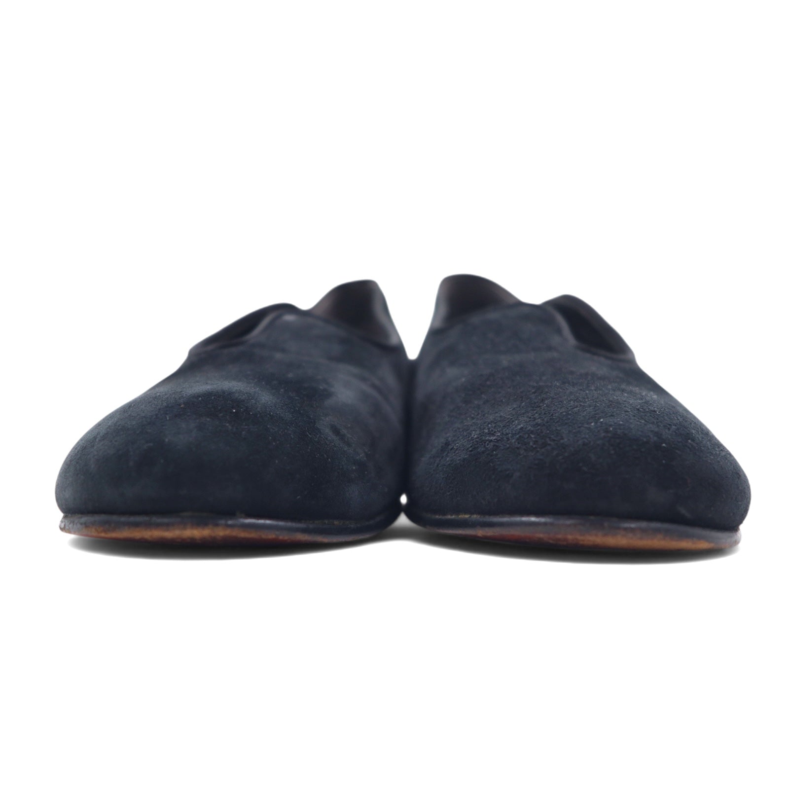 COMME des GARCONS オペラシューズ パンプス 23.5cm ブラック スエードレザー 日本製