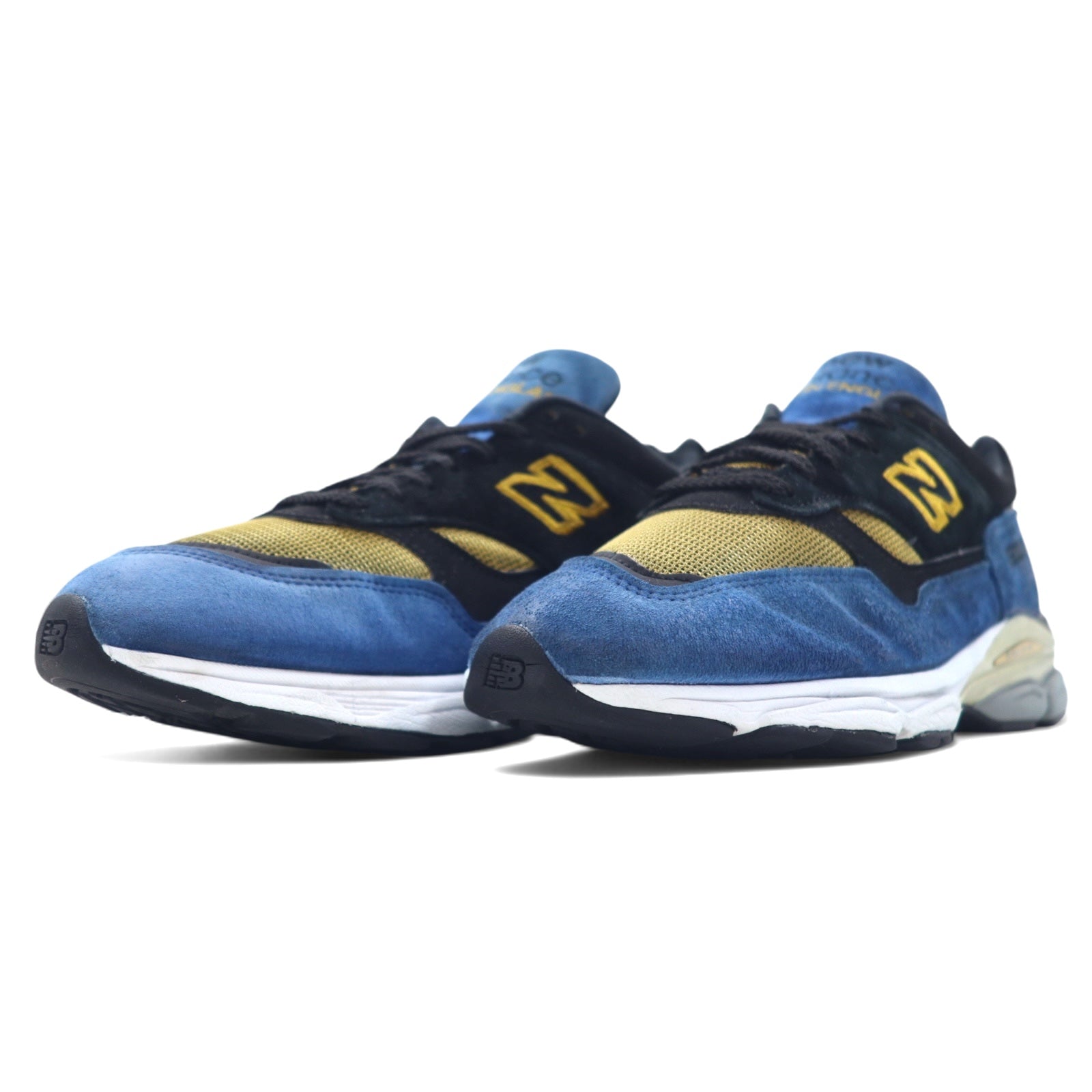 NEW BALANCE Sneakers M1500 Made in England 26.5cm Blu Nero Pelle Scamosciata M15009CV