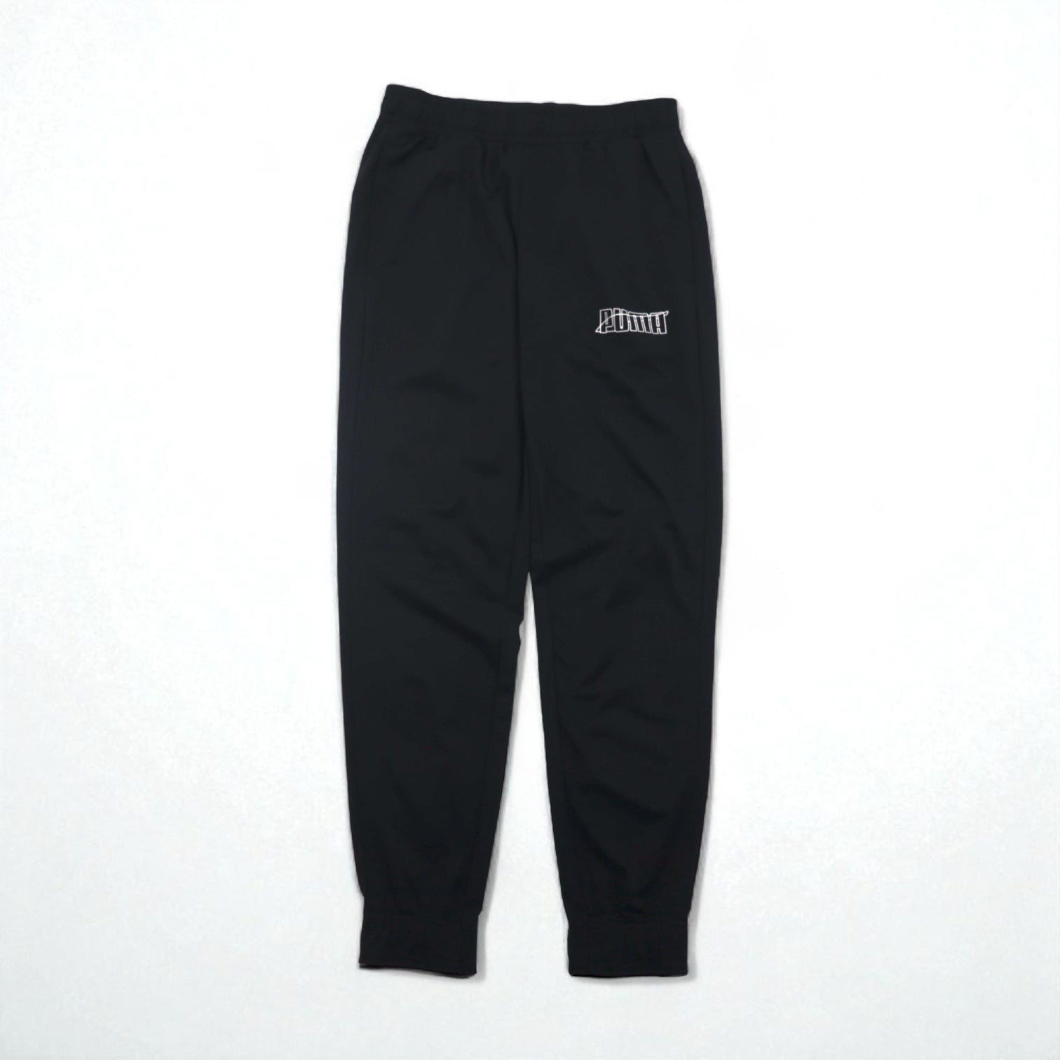 PUMA スタンドカラー ジャージ セットアップ M ブラック GRAPHIC ハイネック ジョガー 585325-01