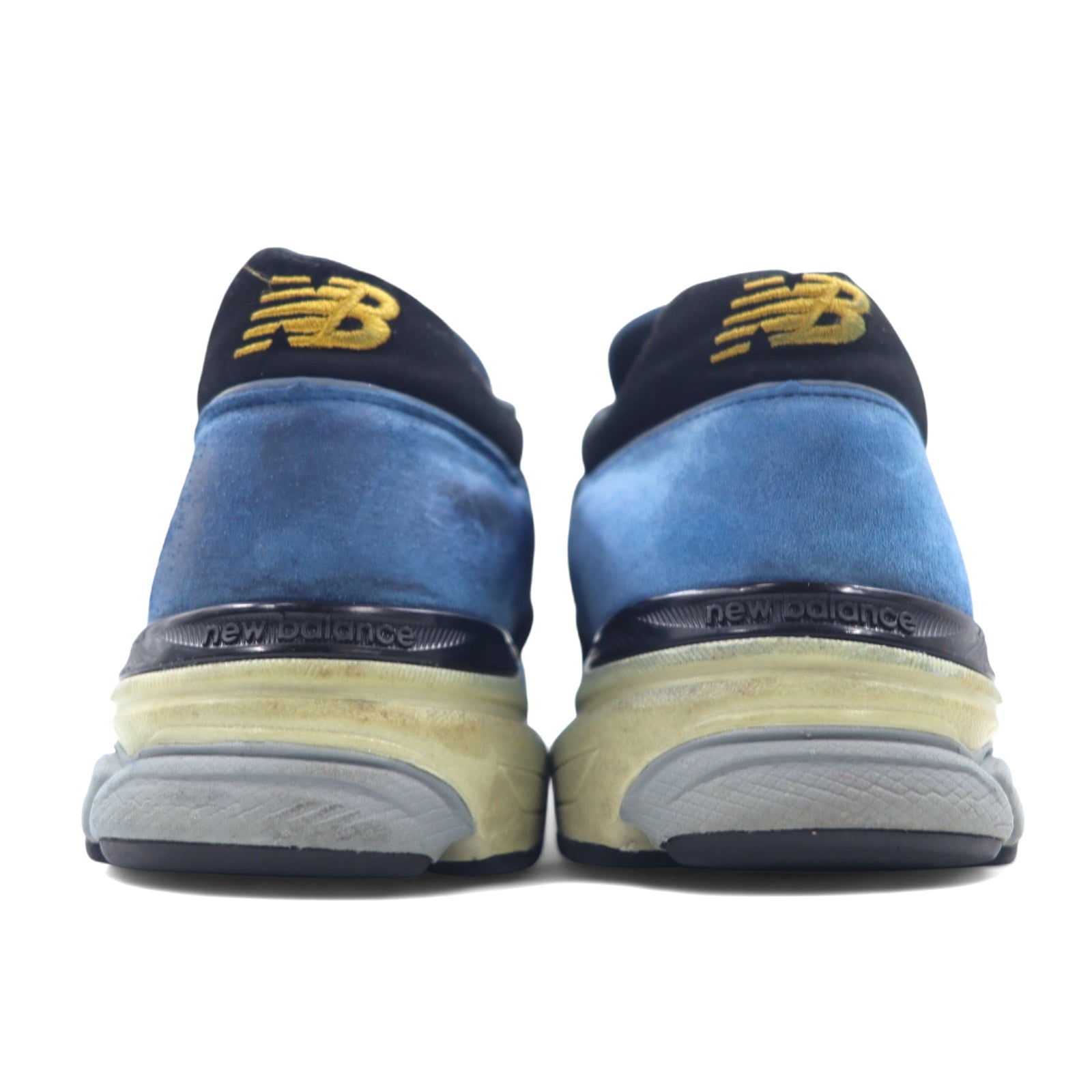 NEW BALANCE Sneakers M1500 Made in England 26.5cm Blu Nero Pelle Scamosciata M15009CV
