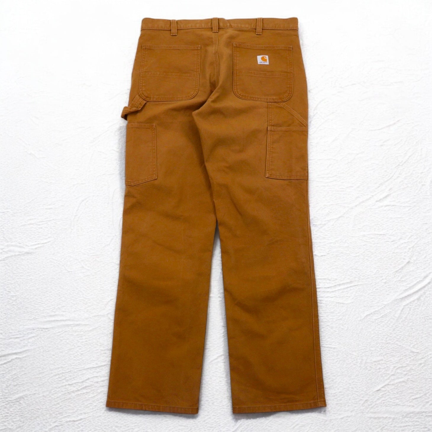 Carhartt Pantaloni da lavoro utility Pantaloni da imbianchino L Beige Anatra Tinta unita RELAXED FIT BN3279-M