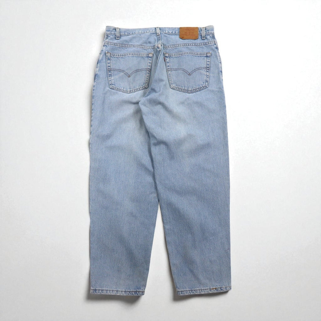 Levi's anni '90 USA 560 baggy loose fit tapered denim jeans XL blu LOOSE FIT TAPERED LEG 560-4834