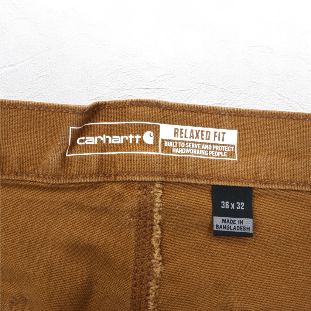 Carhartt Pantaloni da lavoro utility Pantaloni da imbianchino L Beige Anatra Tinta unita RELAXED FIT BN3279-M