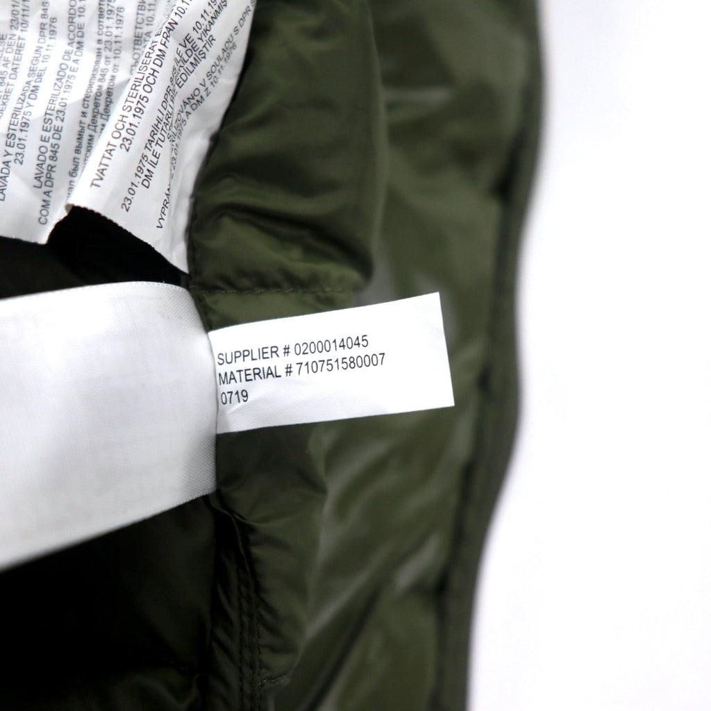 POLO RALPH LAUREN Piumino L Kaki Nylon Piuma d'oca bianca Ricamo pony piccolo