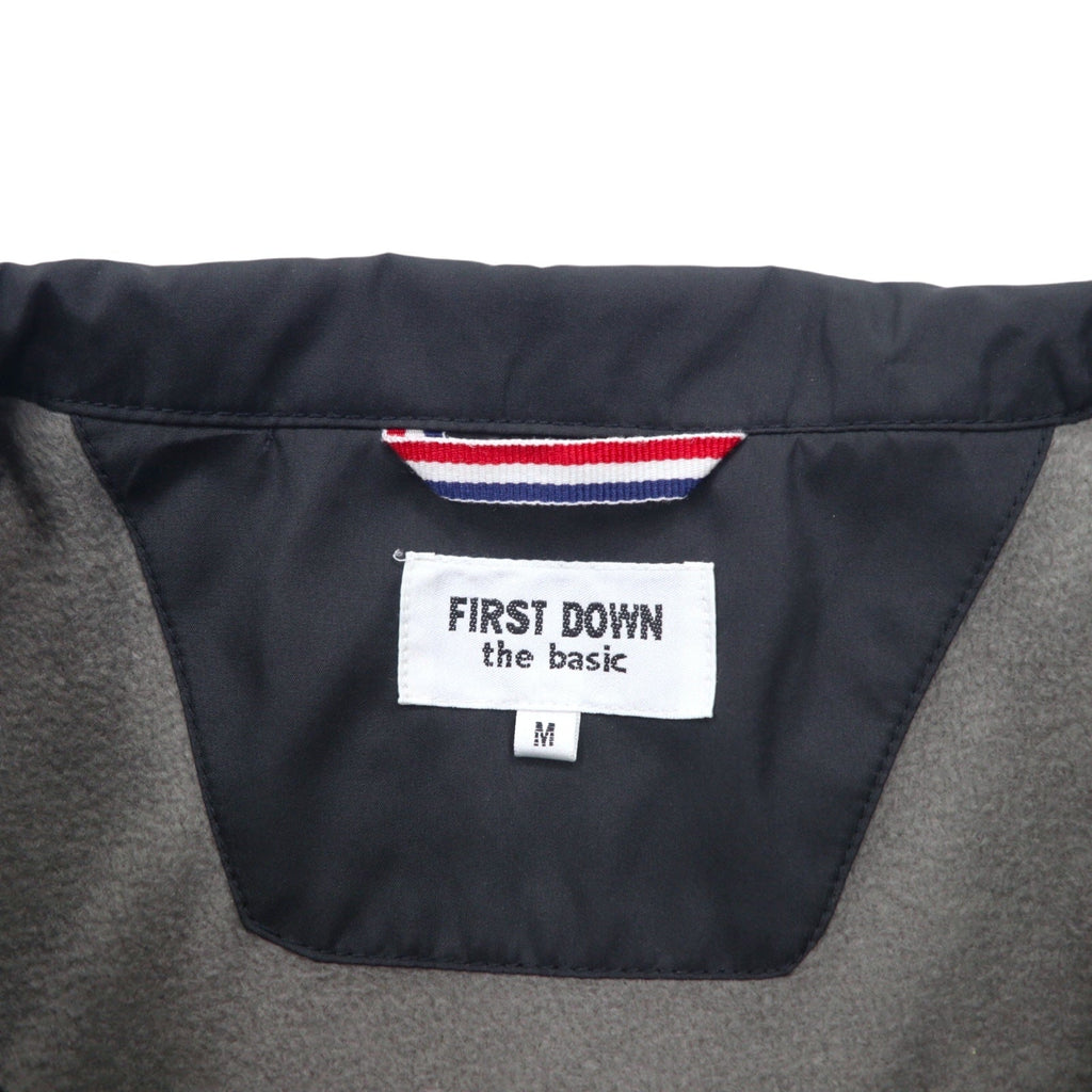 FIRST DOWN giacca in nylon, taglia M, colore nero, fodera in pile in poliestere, coulisse