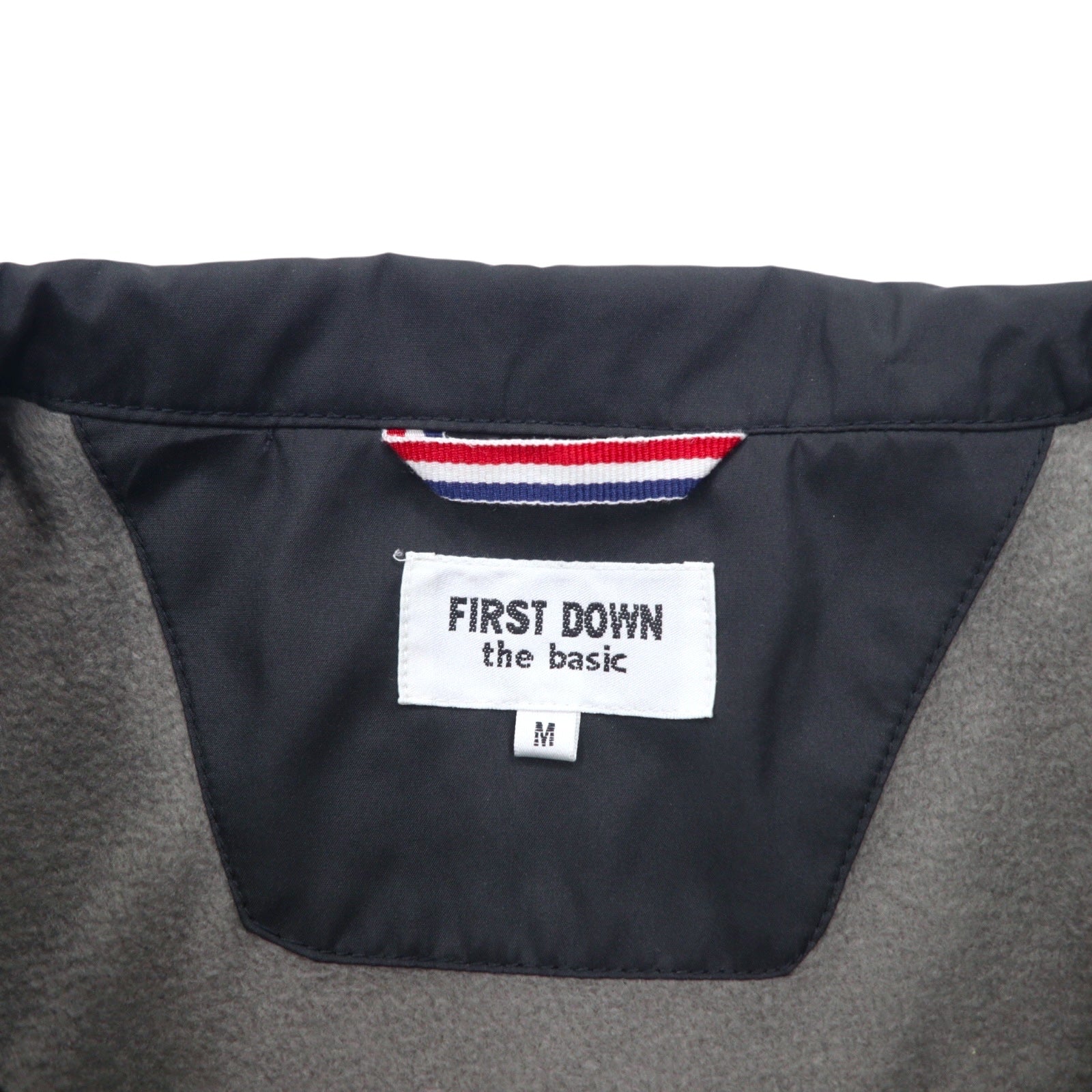 FIRST DOWN giacca in nylon, taglia M, colore nero, fodera in pile in poliestere, coulisse