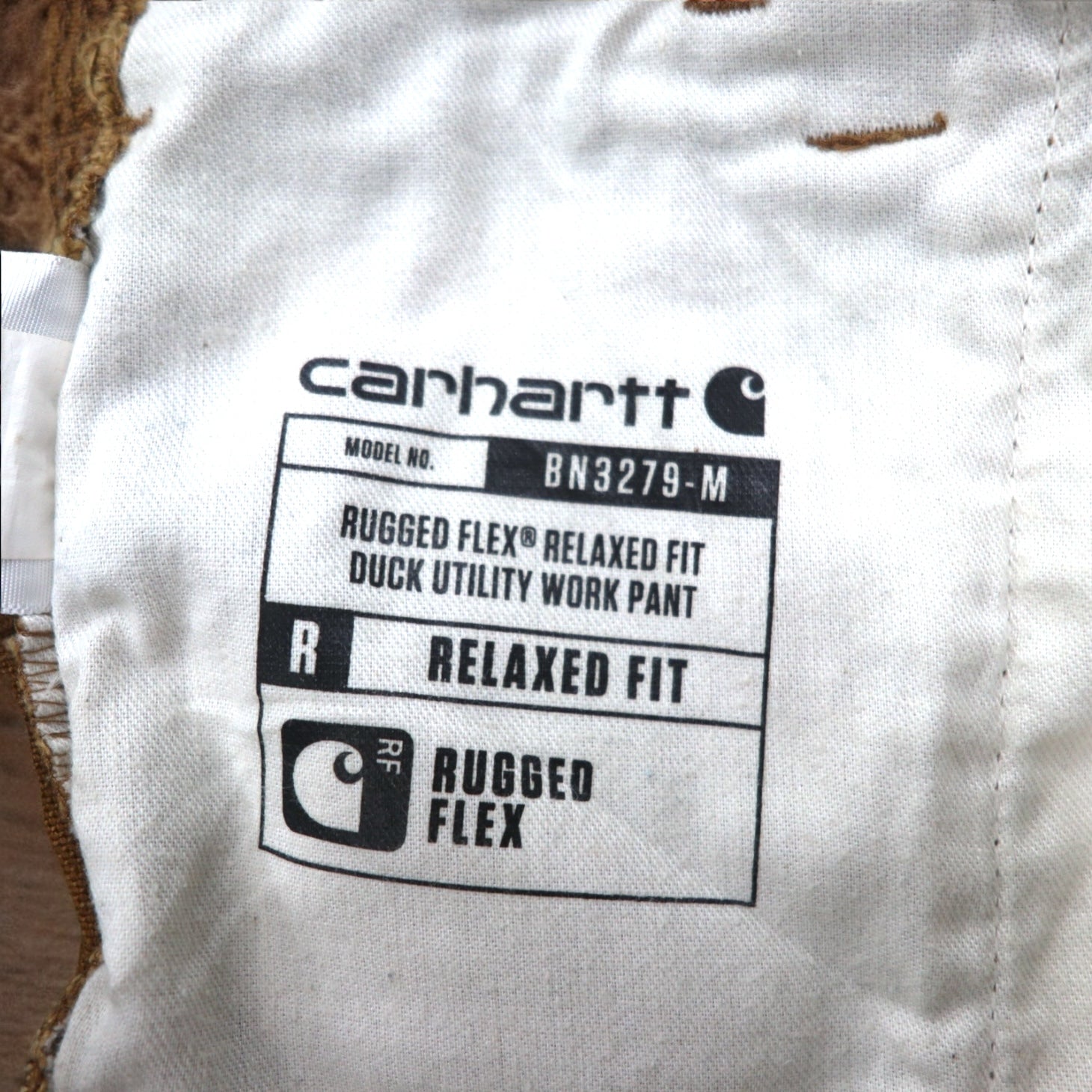 Carhartt Pantaloni da lavoro utility Pantaloni da imbianchino L Beige Anatra Tinta unita RELAXED FIT BN3279-M