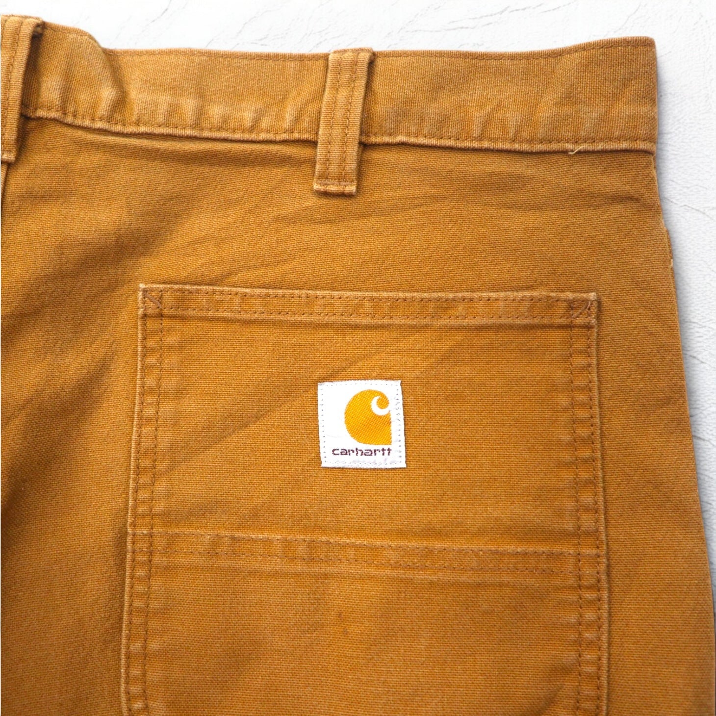 Carhartt Pantaloni da lavoro utility Pantaloni da imbianchino L Beige Anatra Tinta unita RELAXED FIT BN3279-M