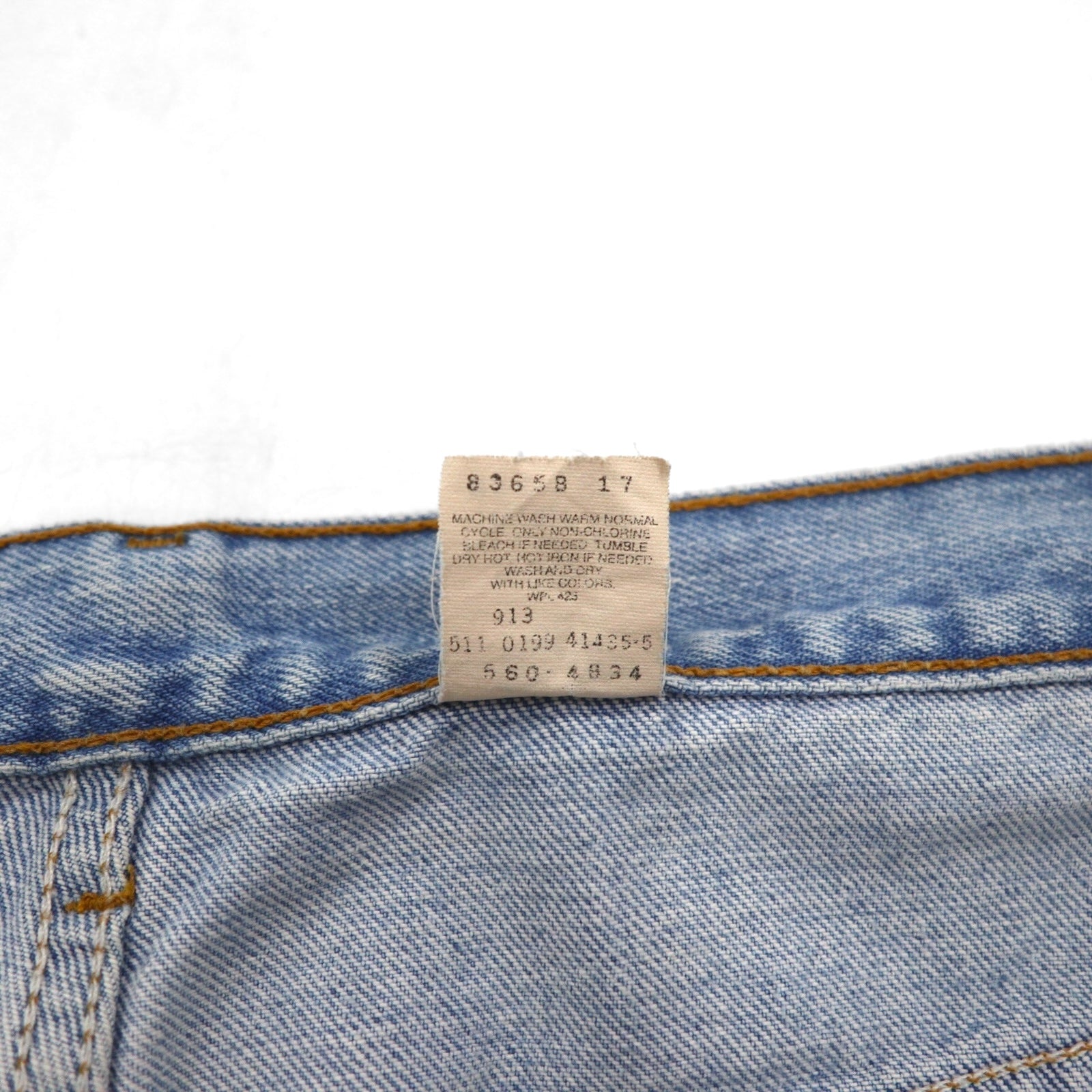 Levi's anni '90 USA 560 baggy loose fit tapered denim jeans XL blu LOOSE FIT TAPERED LEG 560-4834