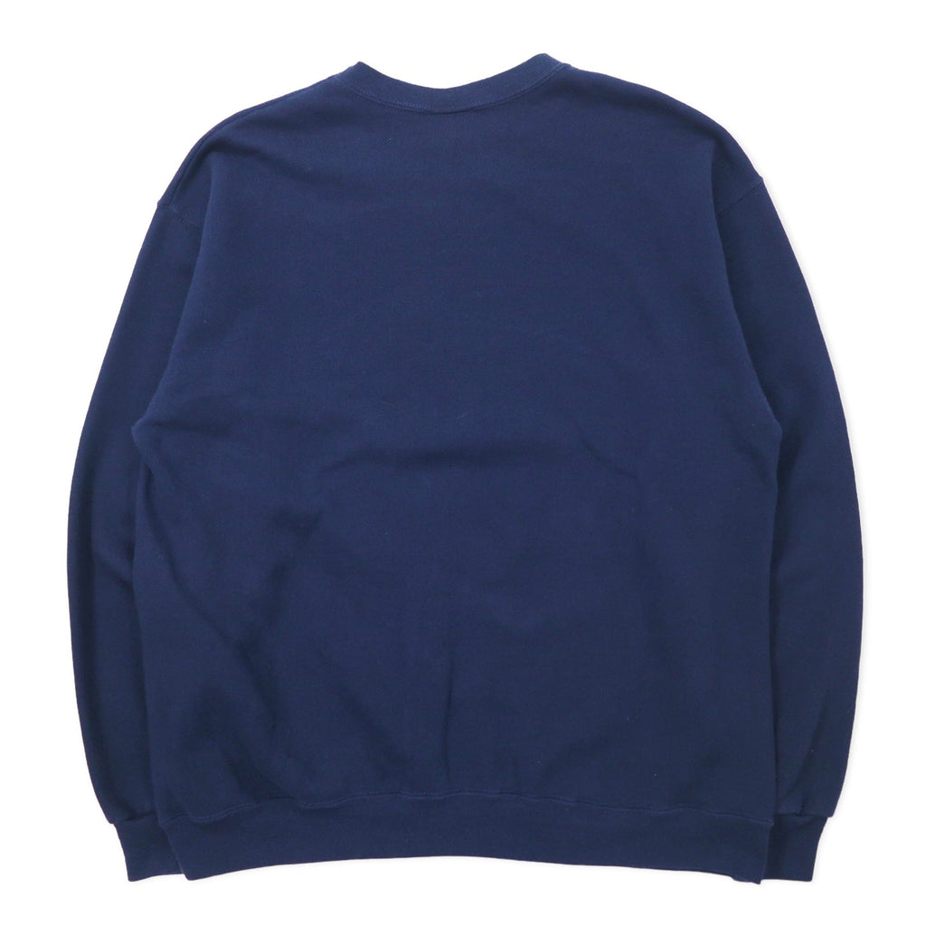 The Cotton Exchange Fatto negli USA anni '90 Stampa college Felpa XL Navy Cotone GONZA BASKETBALL Logo ad arco