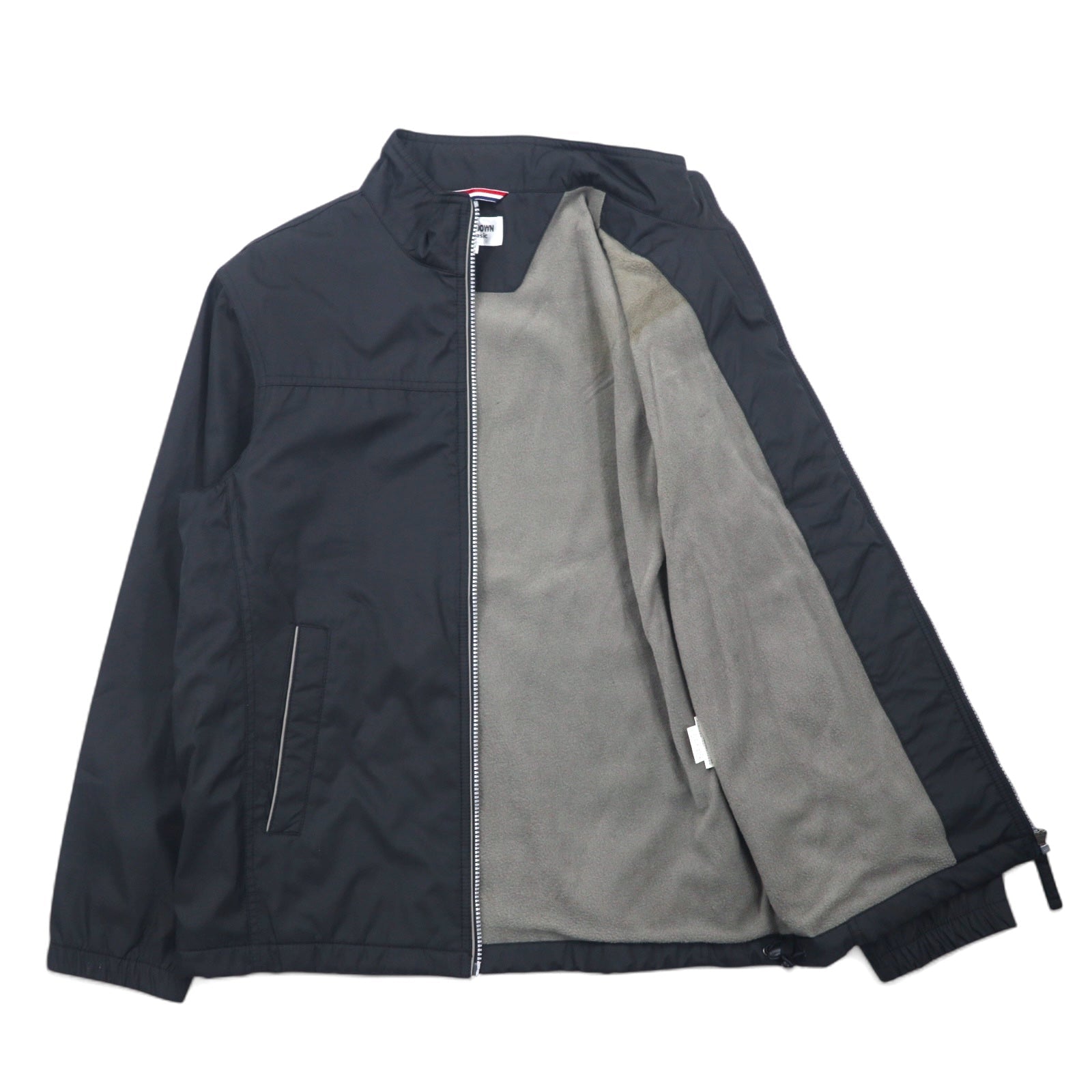 FIRST DOWN giacca in nylon, taglia M, colore nero, fodera in pile in poliestere, coulisse