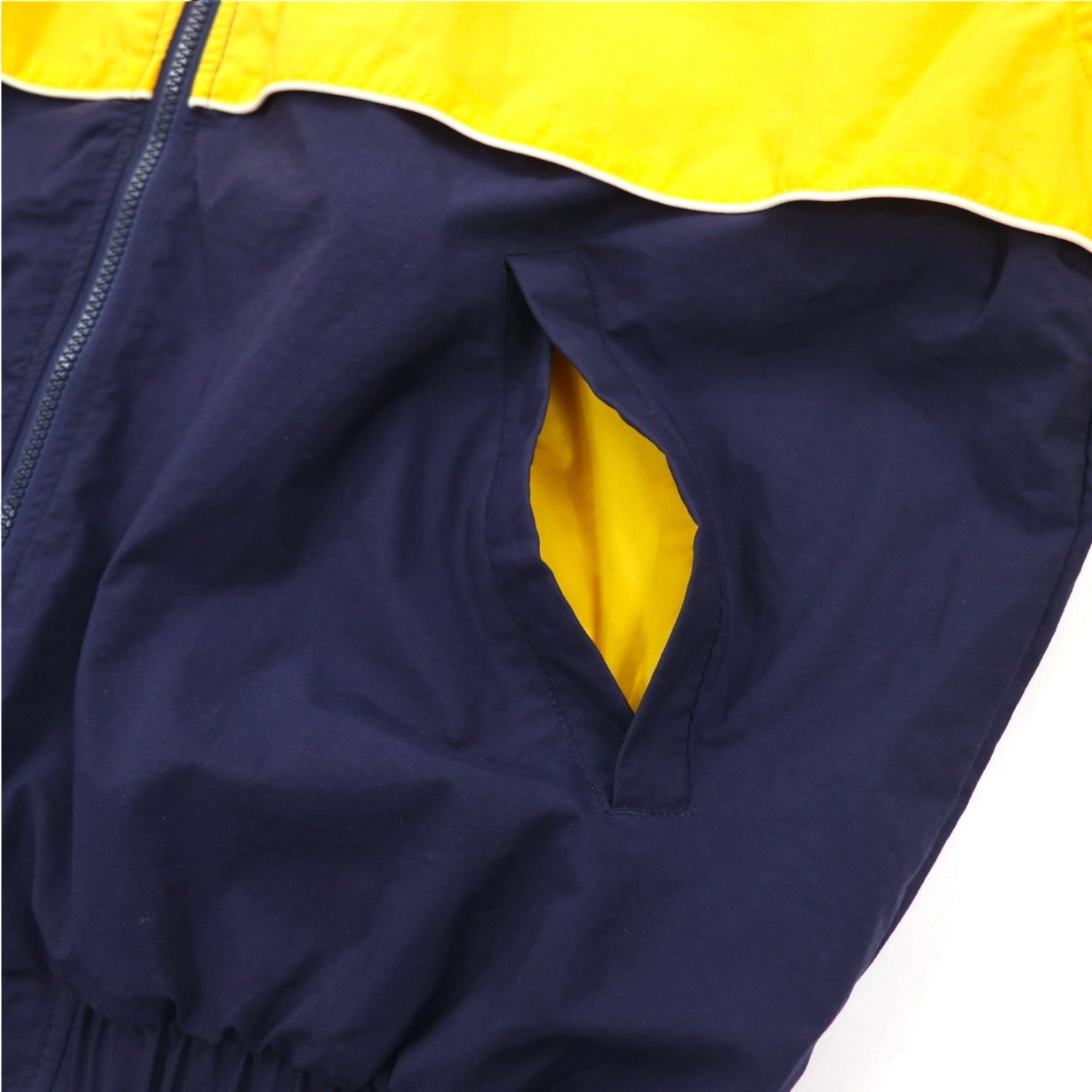 Giacca a vento vintage anni '90 IZOD, anni '90, color block, giacca in nylon, tuta da ginnastica, taglia L, fodera in rete