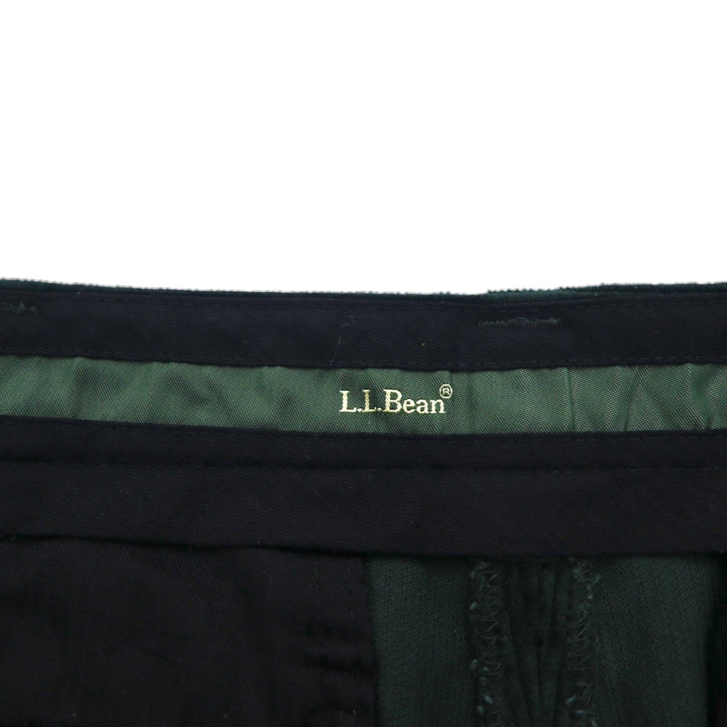 L.L.Bean 90年代 クラシックフィット コーデュロイ チノパンツ L グリーン 285254