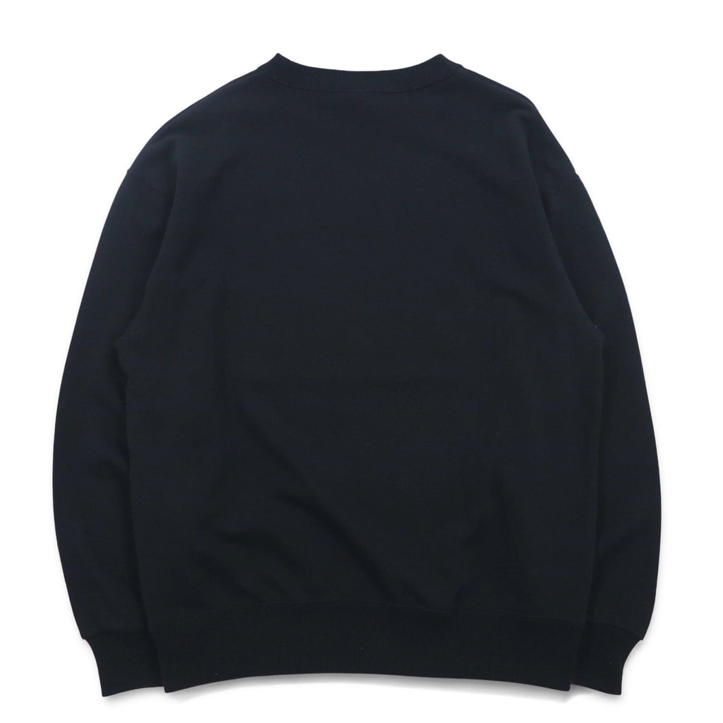 DISCUS ATHLETIC Felpa Girocollo M Nera Cotone Stampa Logo