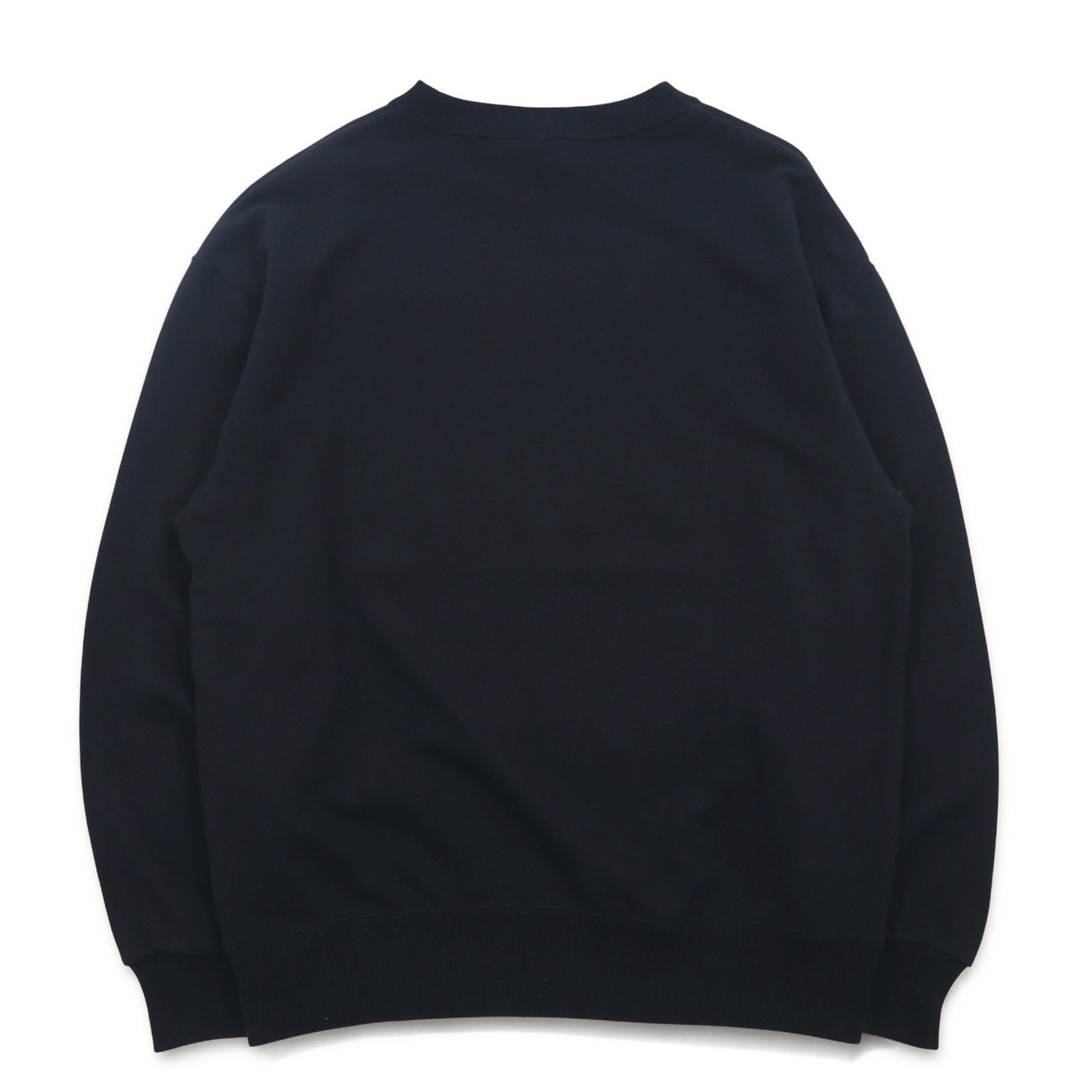 DISCUS ATHLETIC Felpa Girocollo M Nera Cotone Stampa Logo