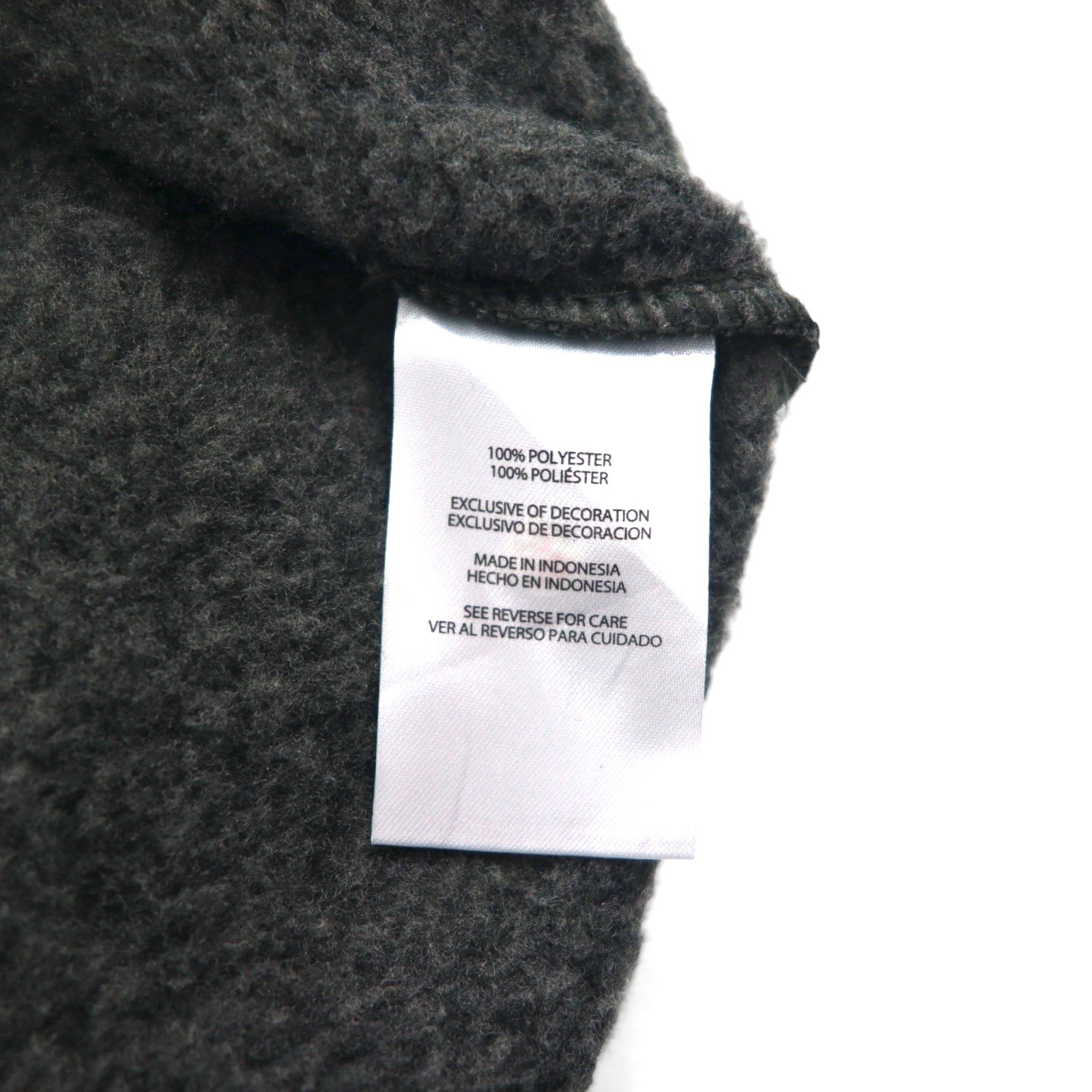 Eddie Bauer ハーフジップ フリースジャケット XL グレー RADIATOR SWEATER FLEECE 1/4 ZIP 未使用品