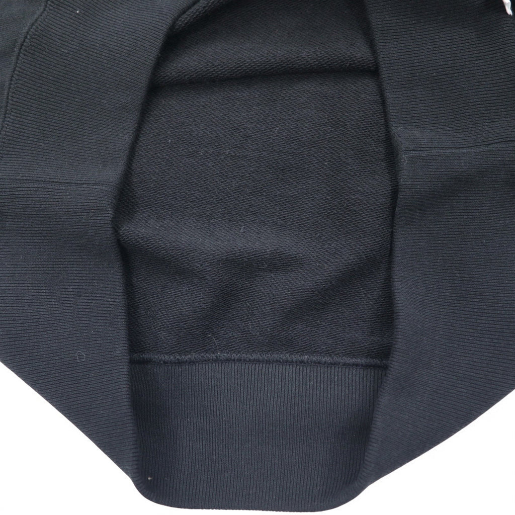 DISCUS ATHLETIC Felpa Girocollo M Nera Cotone Stampa Logo