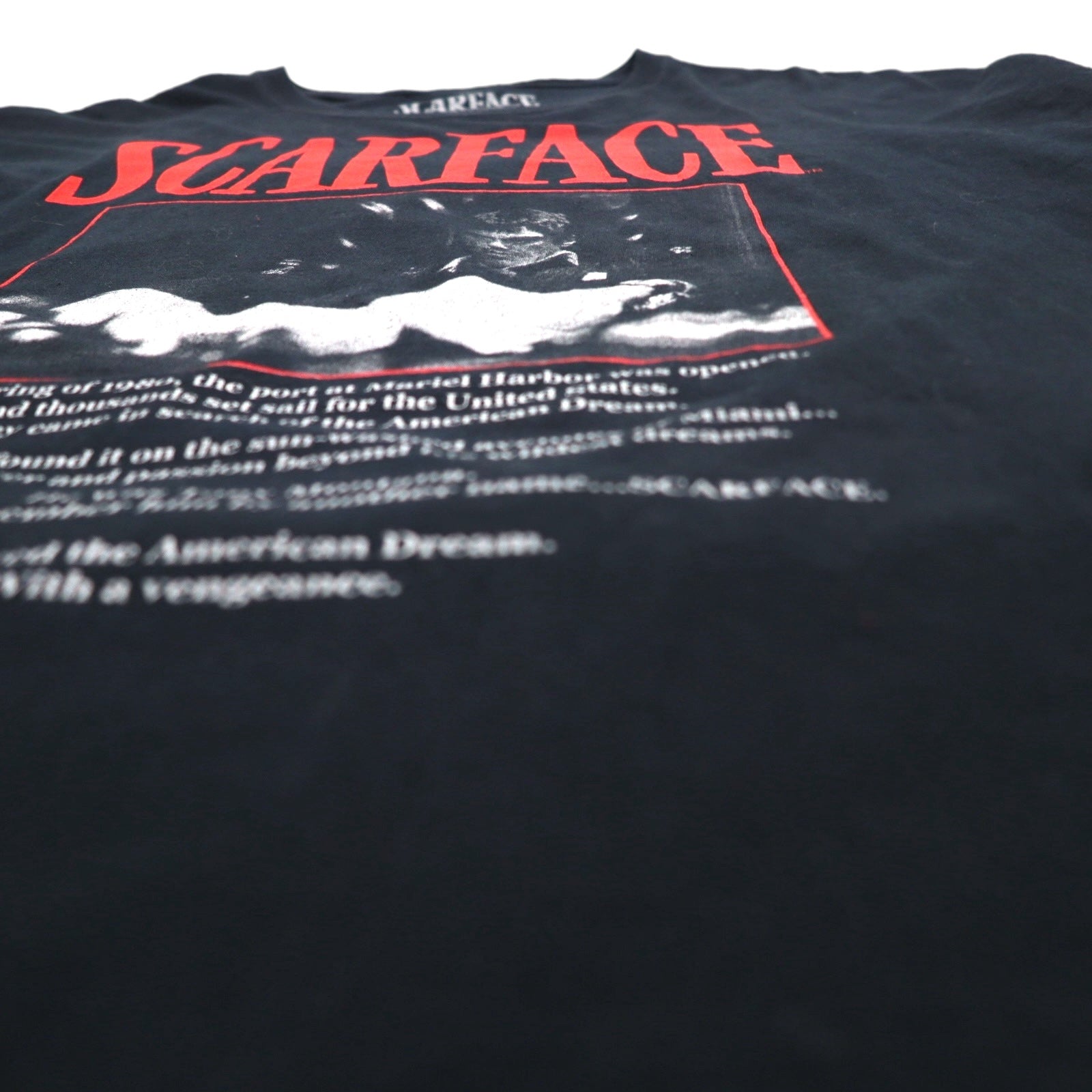 SCARFACE film T-shirt XL nero cotone Al Pacino RIPPLE JUNCTION Made in Honduras